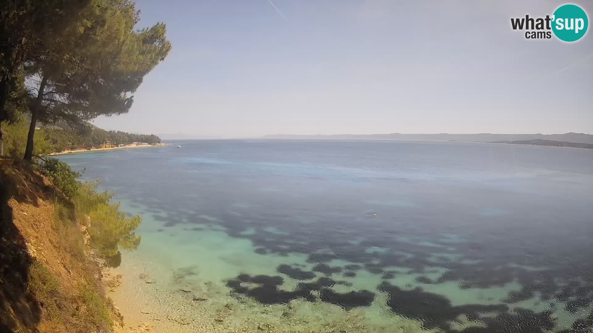 Webcam Potočine Beach Bol – Live View of Borak Beach, Brač Island