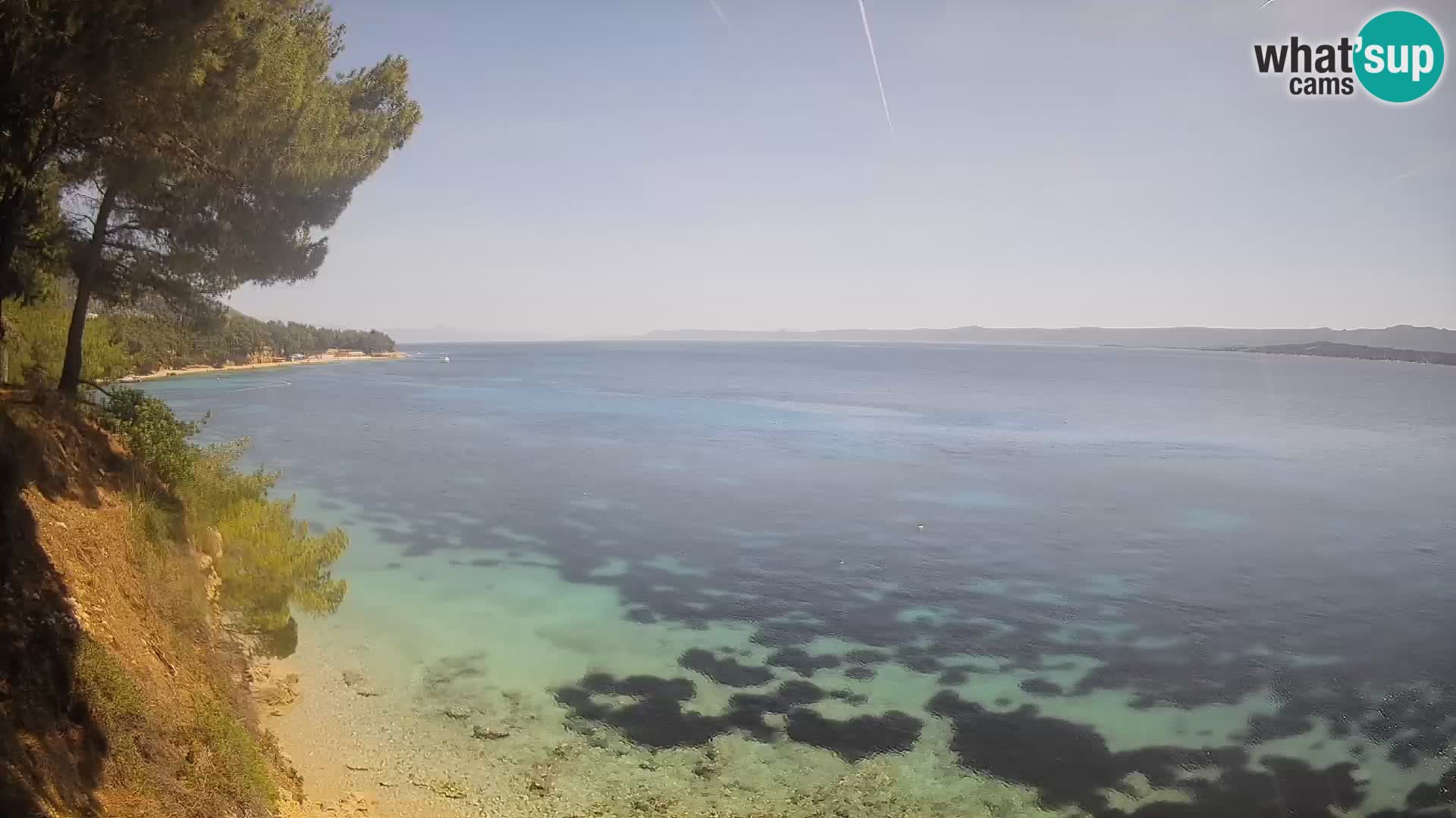 Webcam plage Potočine Bol – Vue en direct sur Borak Beach, île de Brač