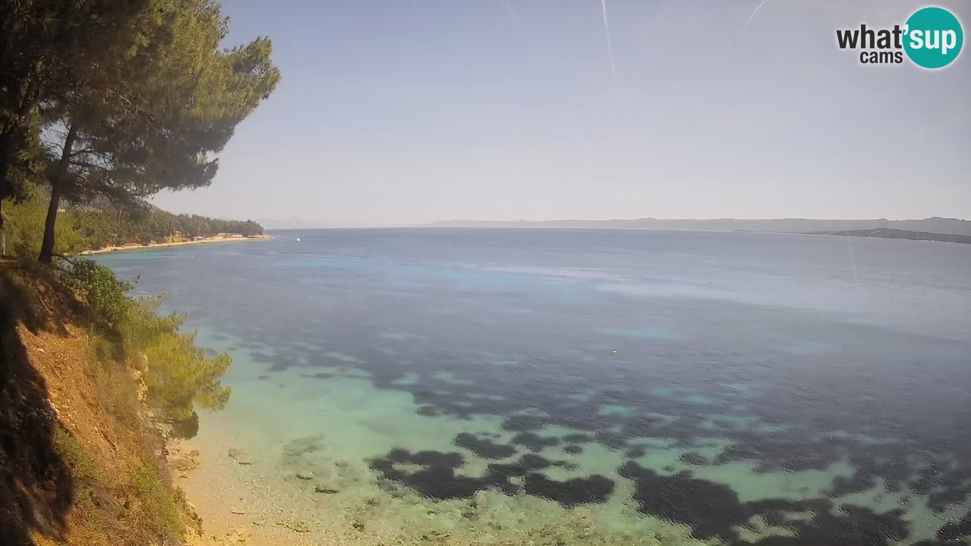 Webcam plage Potočine Bol – Vue en direct sur Borak Beach, île de Brač