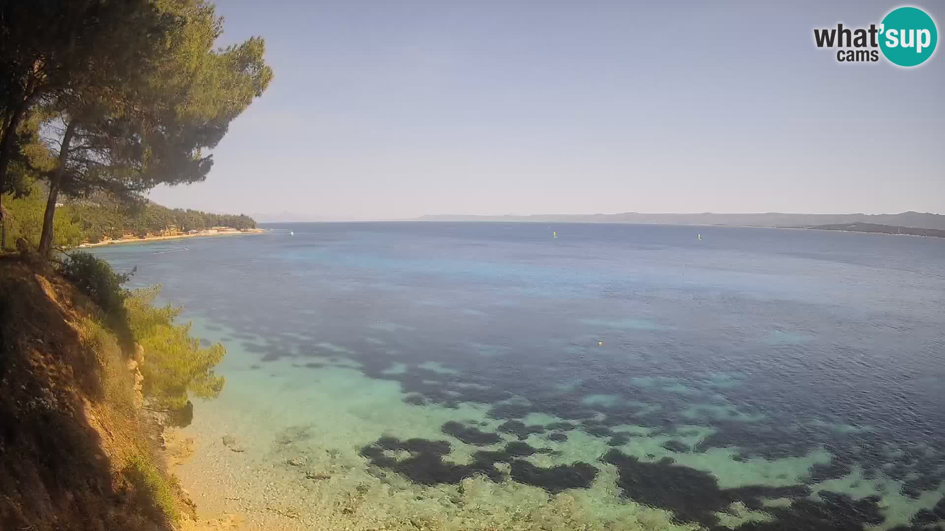 Webcam Strand Potočine Bol – Liveblick auf Borak Beach, Insel Brač