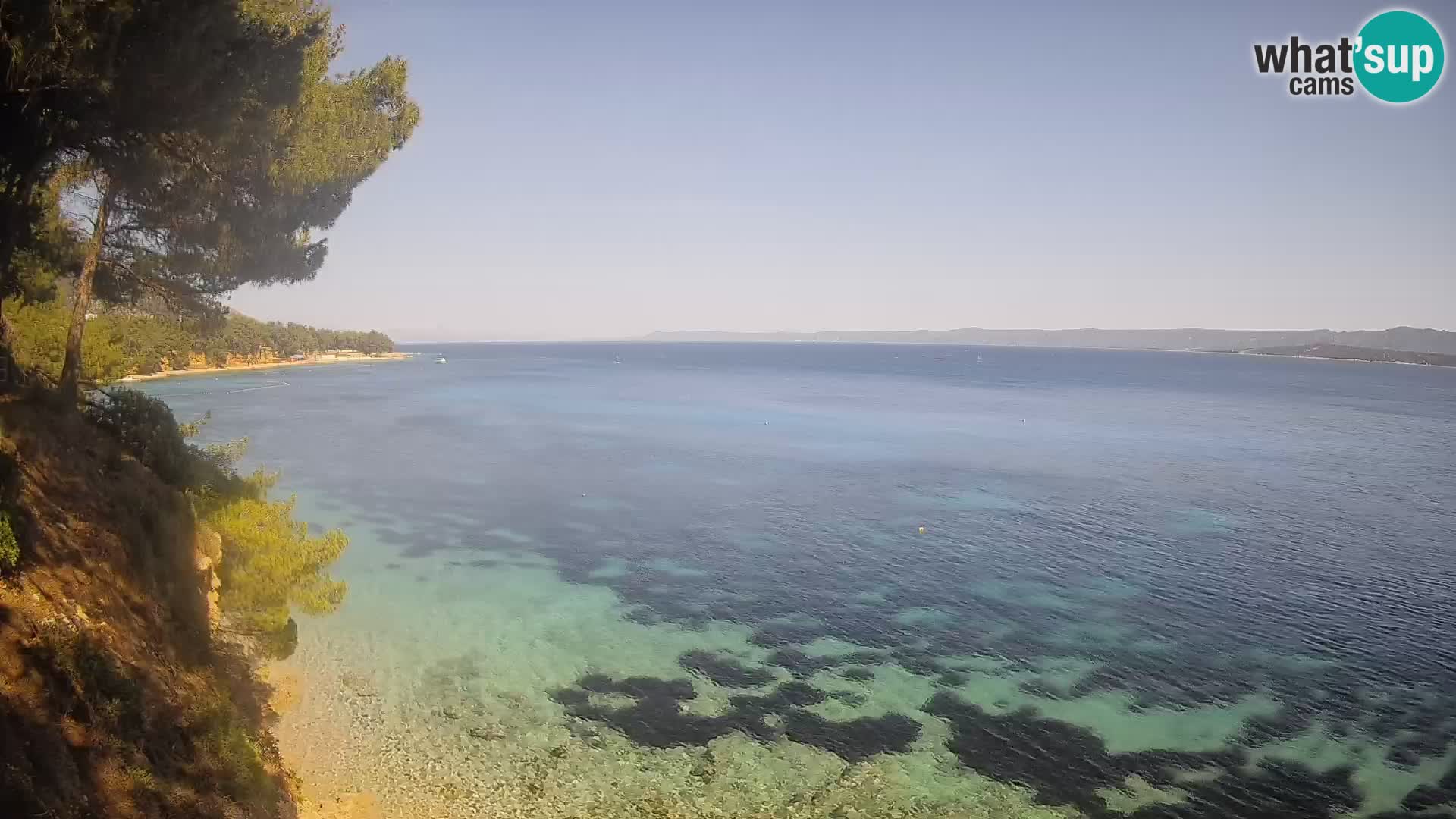 Webcam Potočine Beach Bol – Live View of Borak Beach, Brač Island
