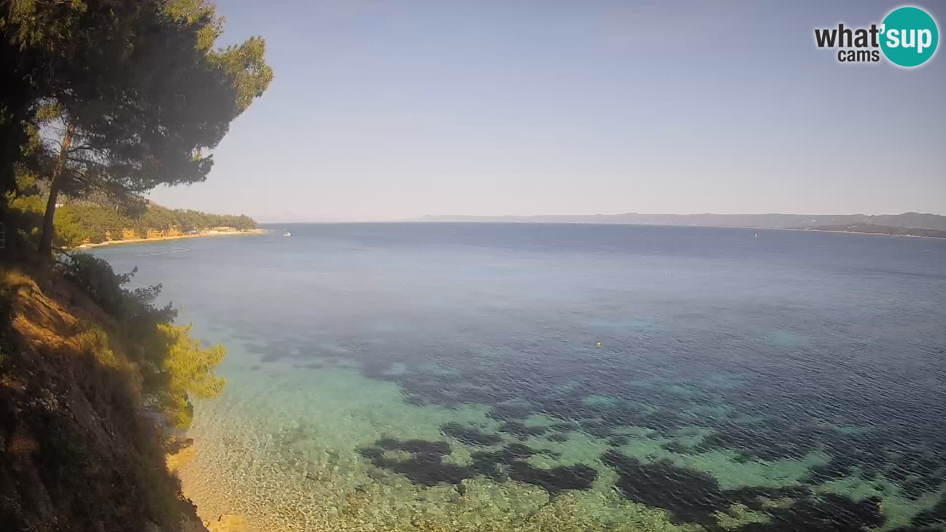 Webcam Potočine Beach Bol – Live View of Borak Beach, Brač Island
