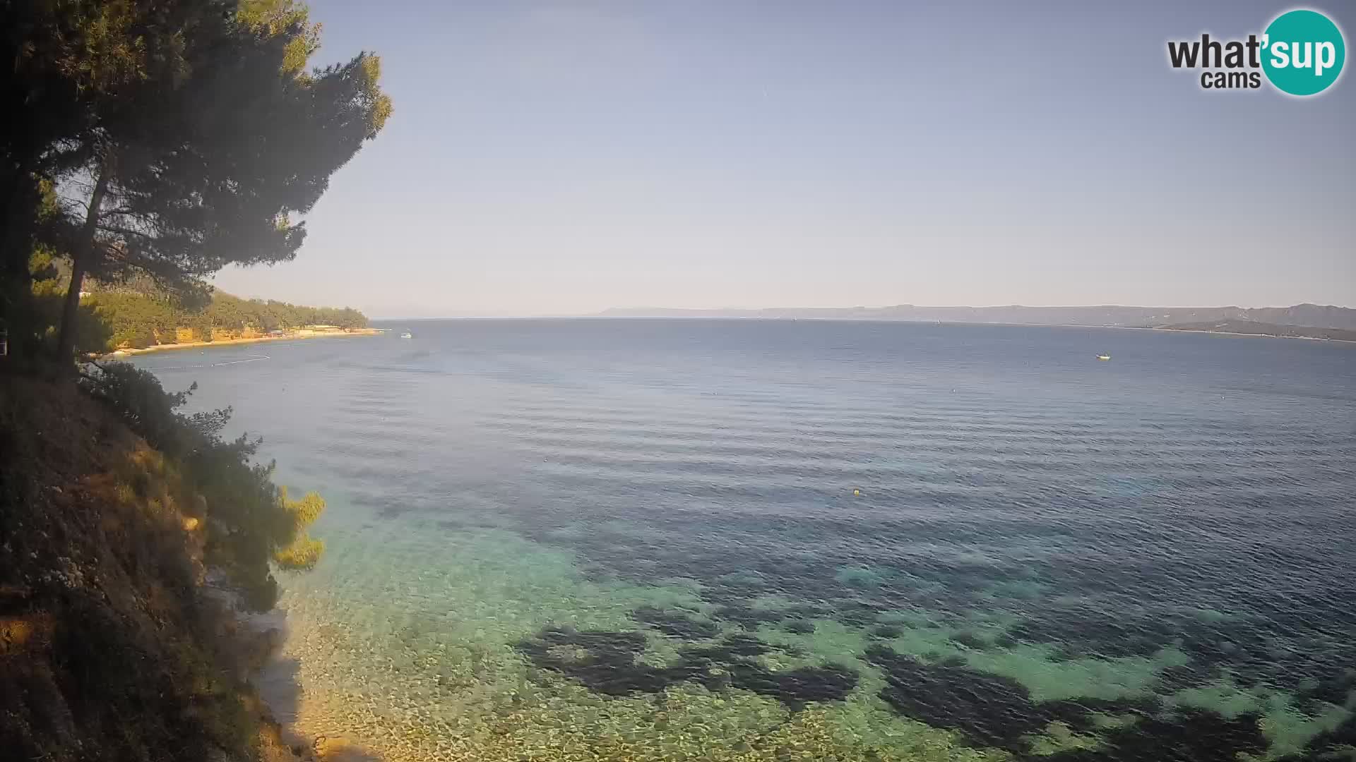 Webcam Potočine Beach Bol – Live View of Borak Beach, Brač Island
