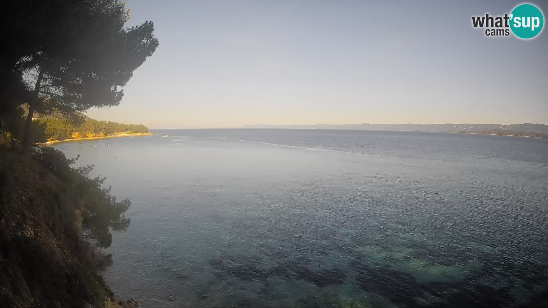 Webcam Playa Potočine Bol – Vista en vivo de Borak Beach, Isla de Brač