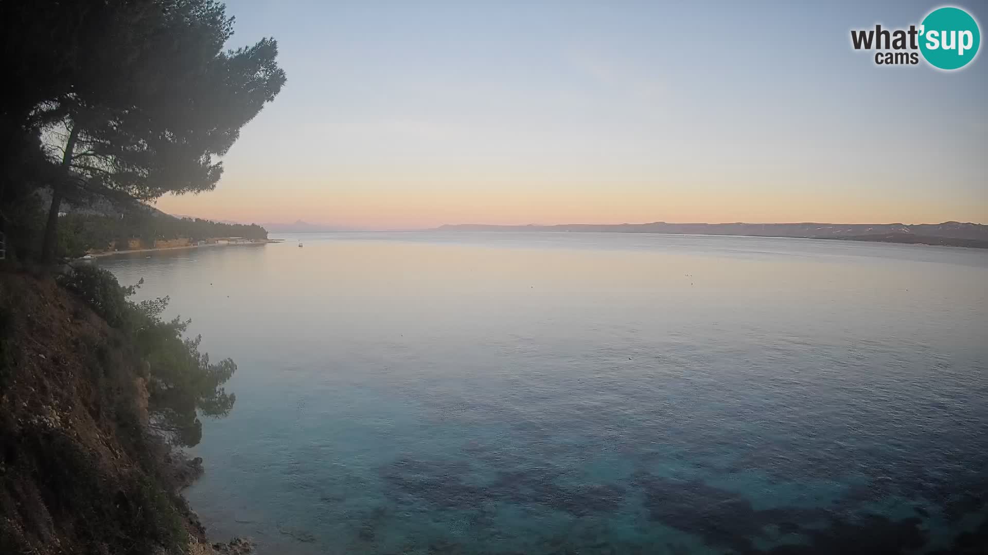 Webcam Playa Potočine Bol – Vista en vivo de Borak Beach, Isla de Brač