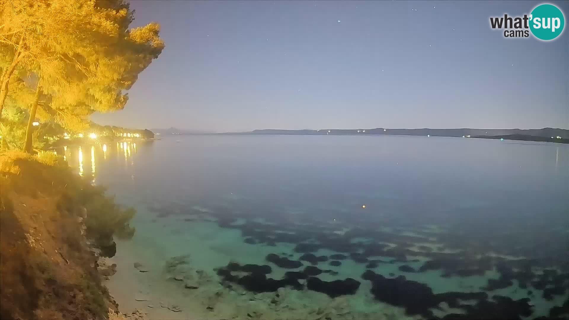 Webcam plage Potočine Bol – Vue en direct sur Borak Beach, île de Brač