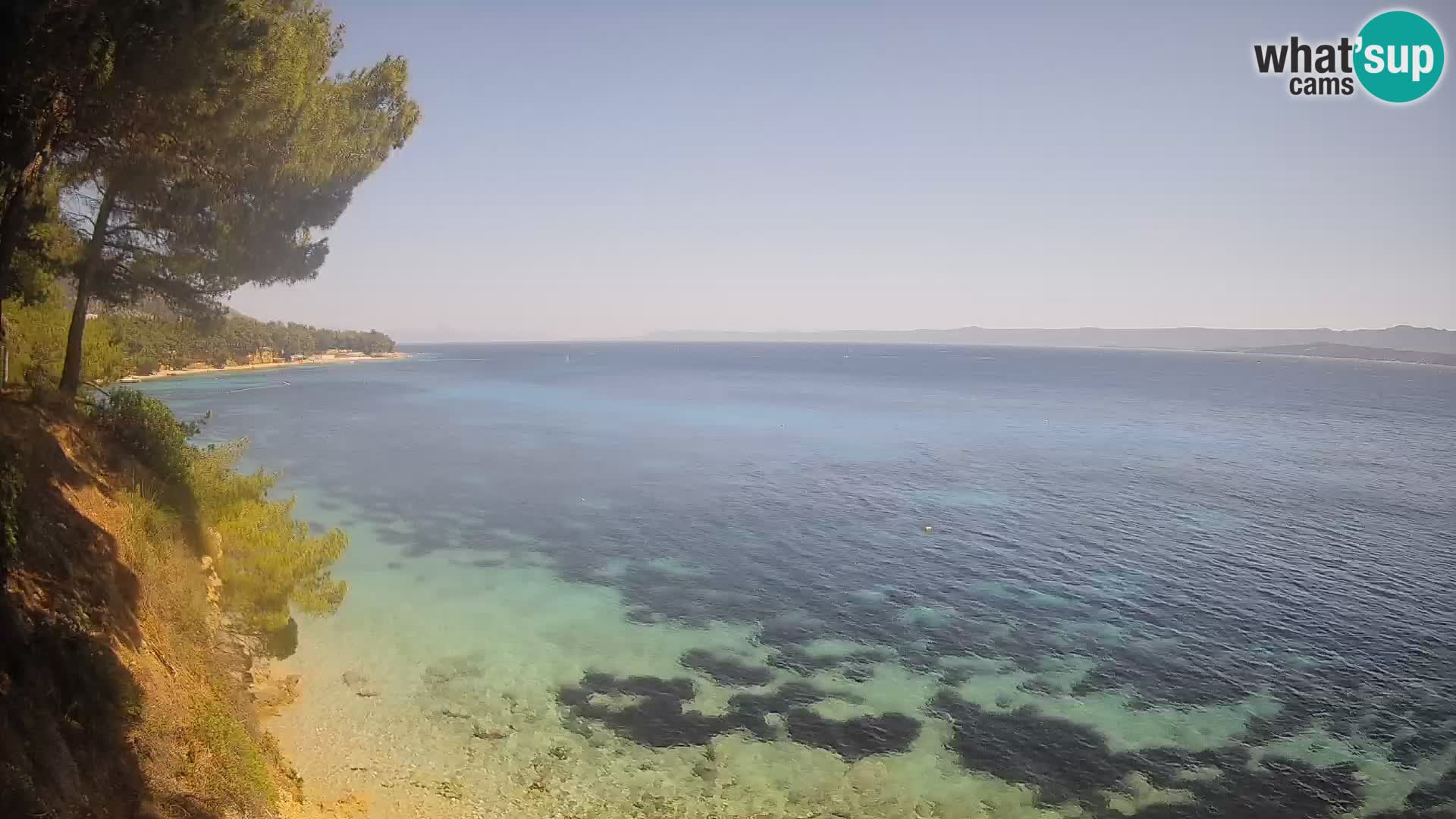 Webcam Strand Potočine Bol – Liveblick auf Borak Beach, Insel Brač