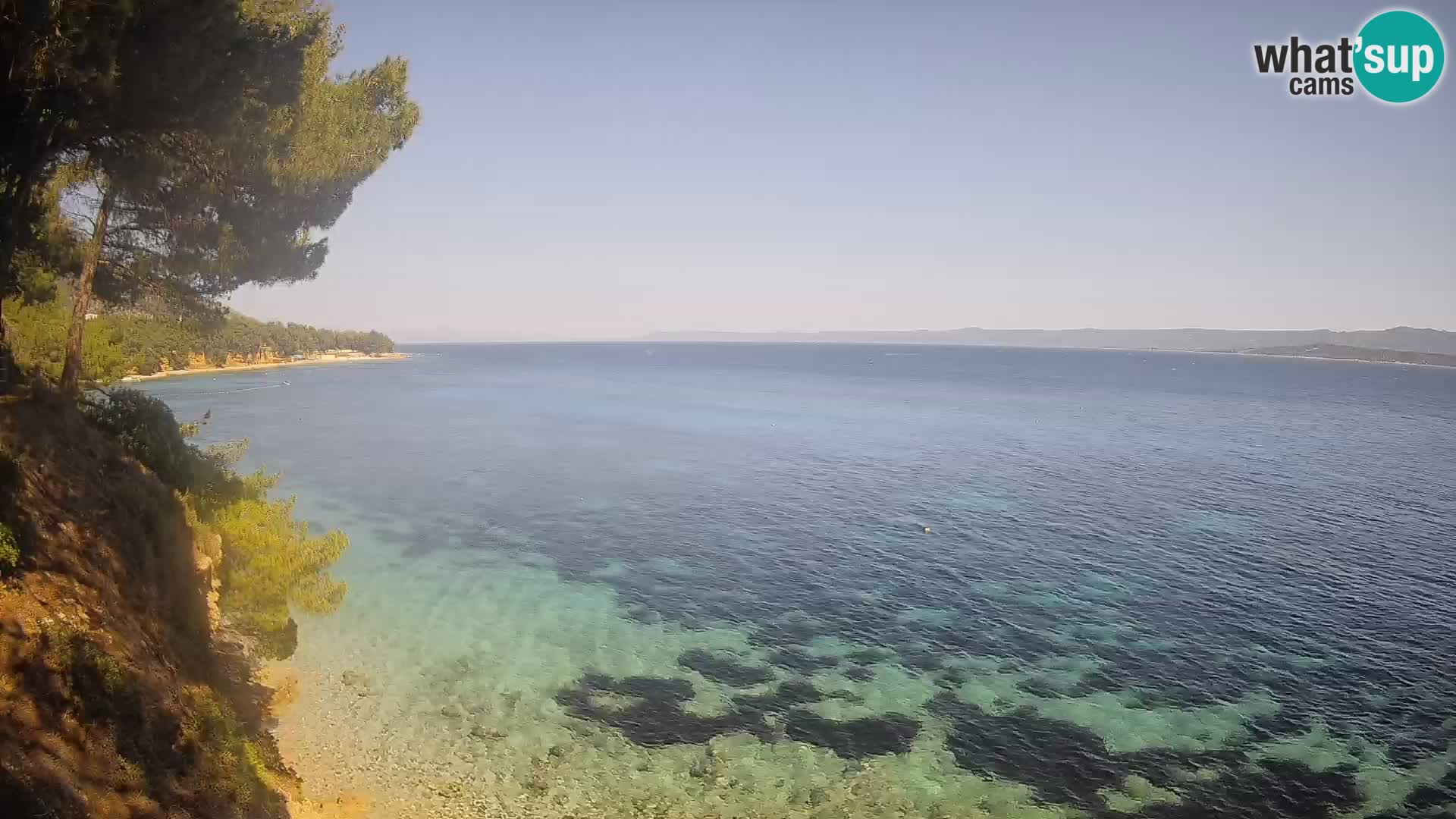 Webcam Strand Potočine Bol – Liveblick auf Borak Beach, Insel Brač