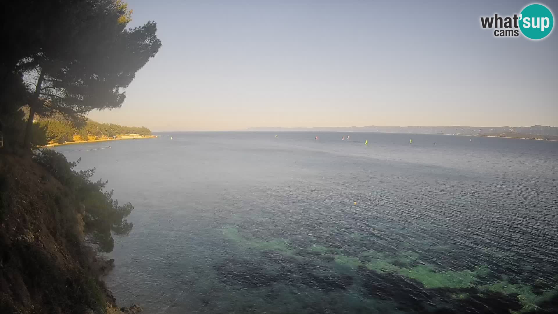 Webcam Potočine Beach Bol – Live View of Borak Beach, Brač Island