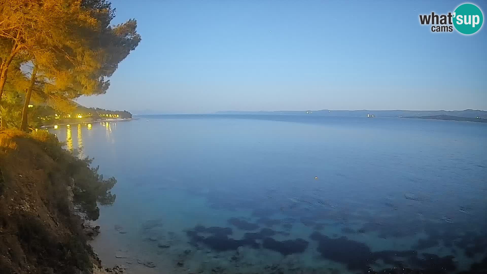 Webcam Strand Potočine Bol – Liveblick auf Borak Beach, Insel Brač