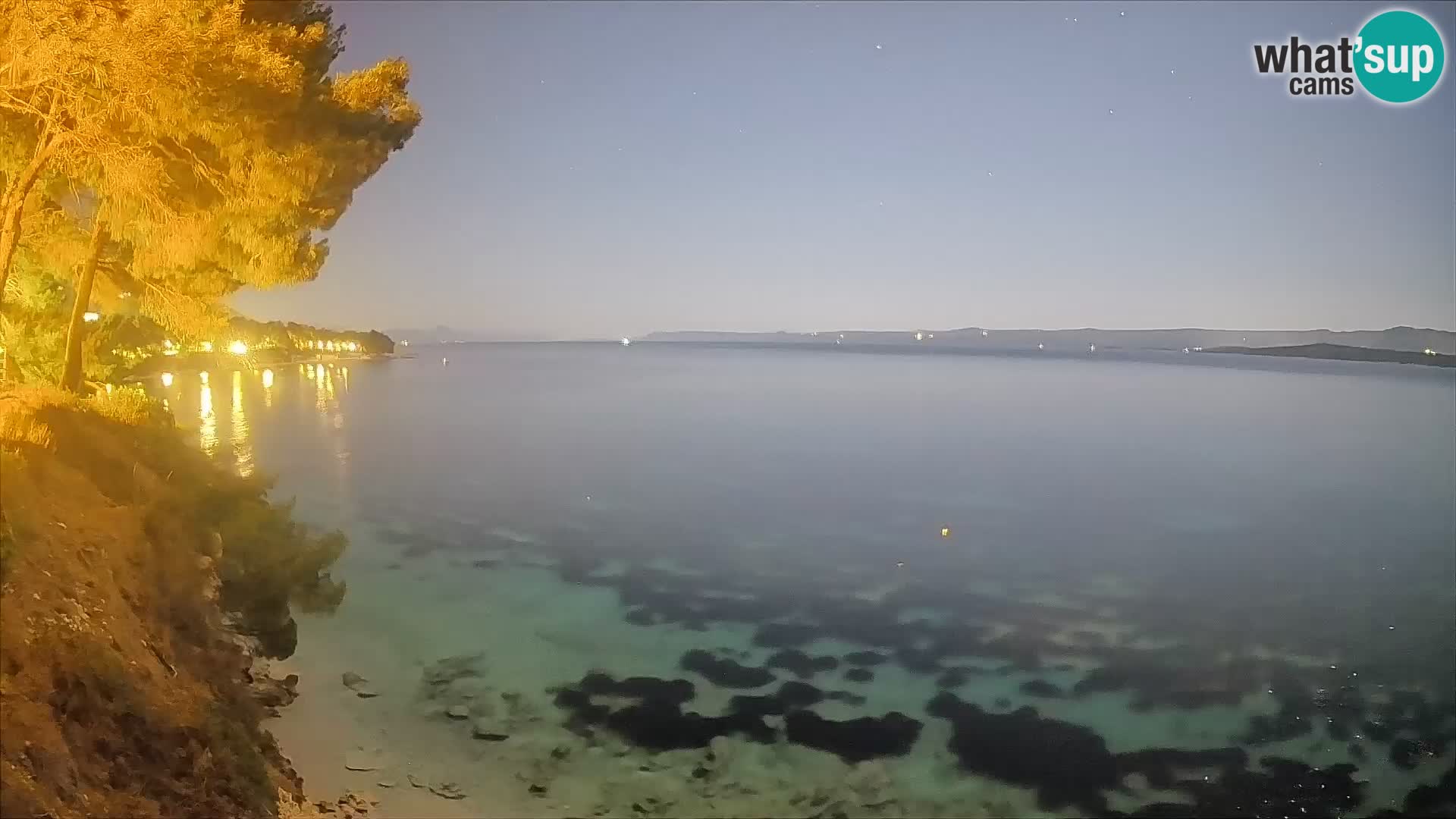 Webcam plage Potočine Bol – Vue en direct sur Borak Beach, île de Brač