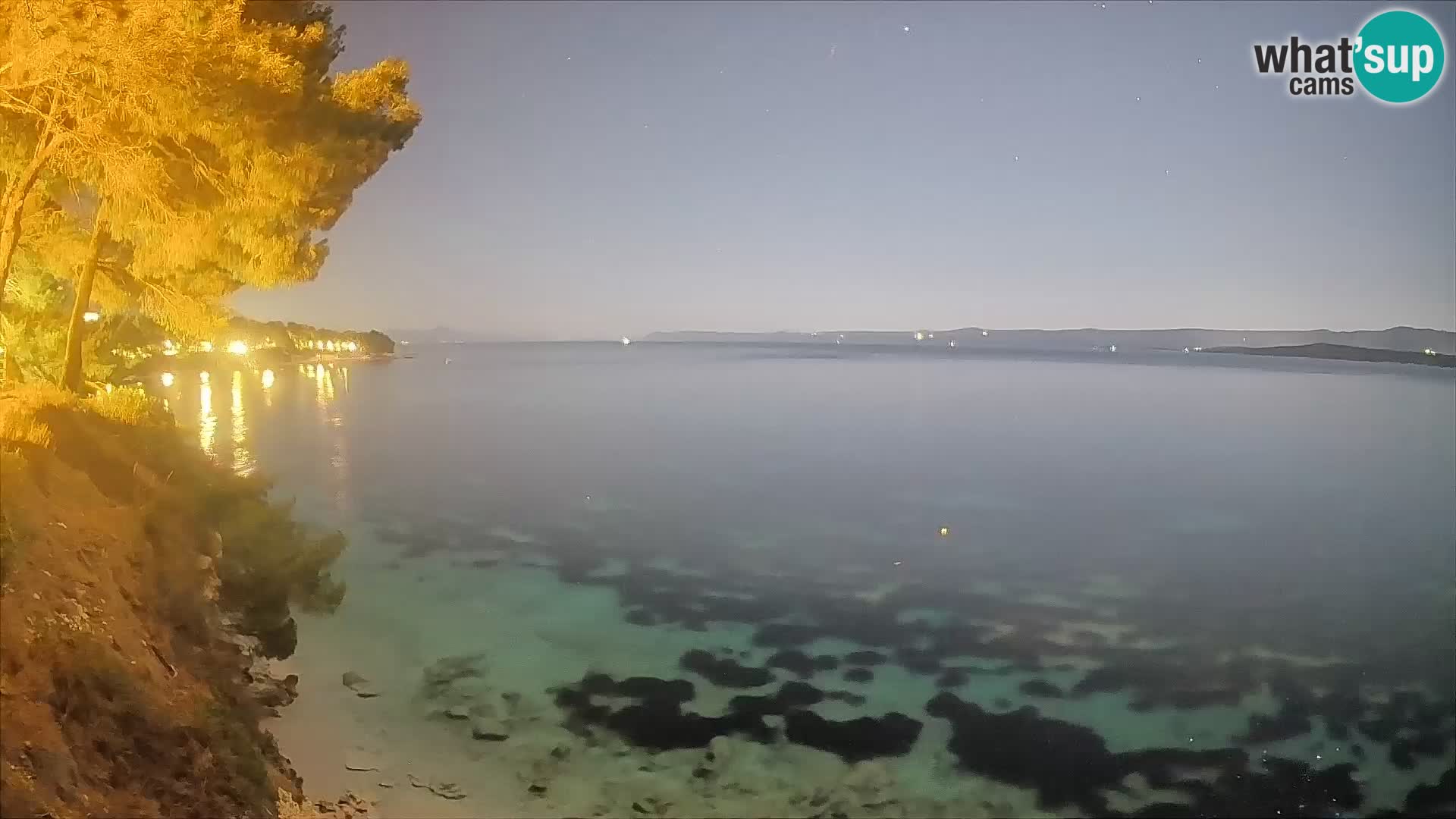Webcam Potočine Beach Bol – Live View of Borak Beach, Brač Island