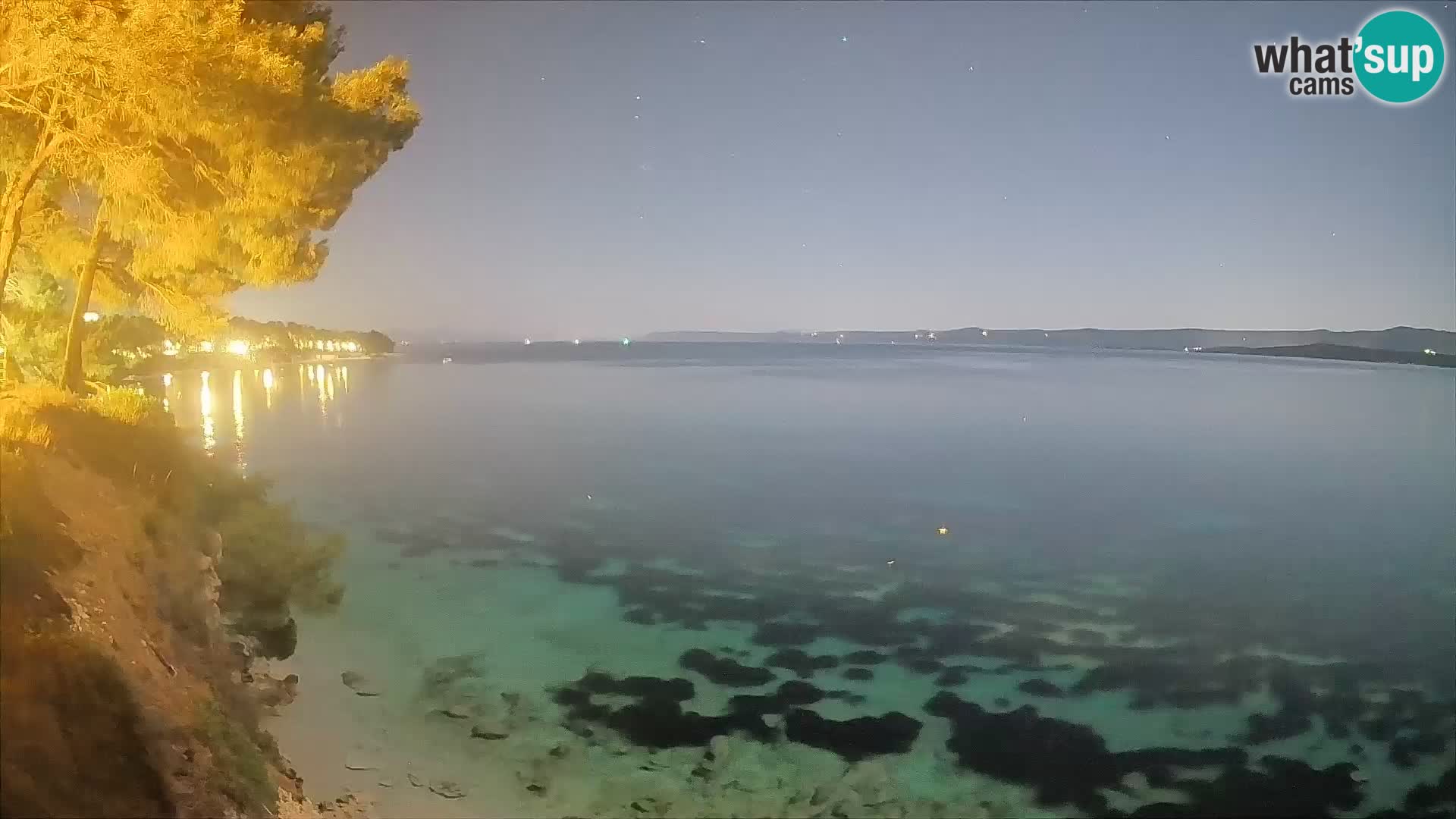 Webcam plage Potočine Bol – Vue en direct sur Borak Beach, île de Brač