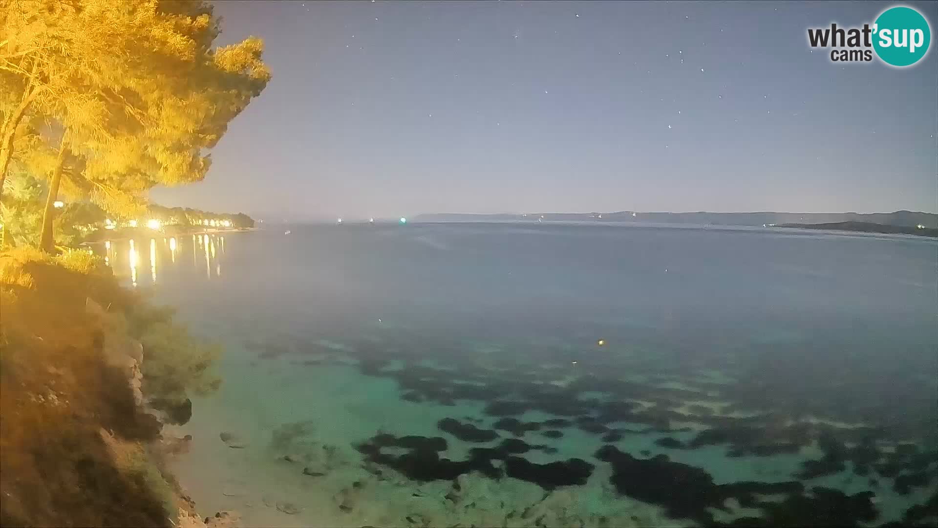 Webcam plage Potočine Bol – Vue en direct sur Borak Beach, île de Brač