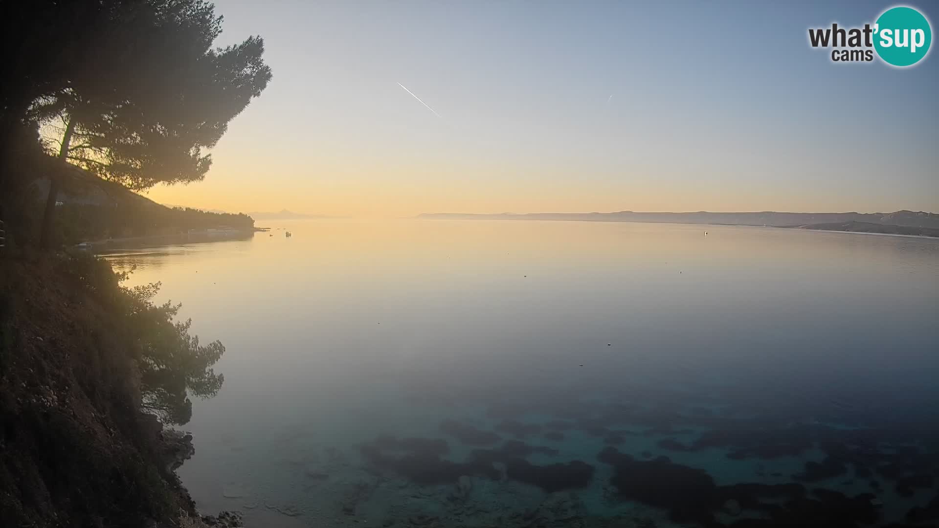Webcam Potočine Beach Bol – Live View of Borak Beach, Brač Island