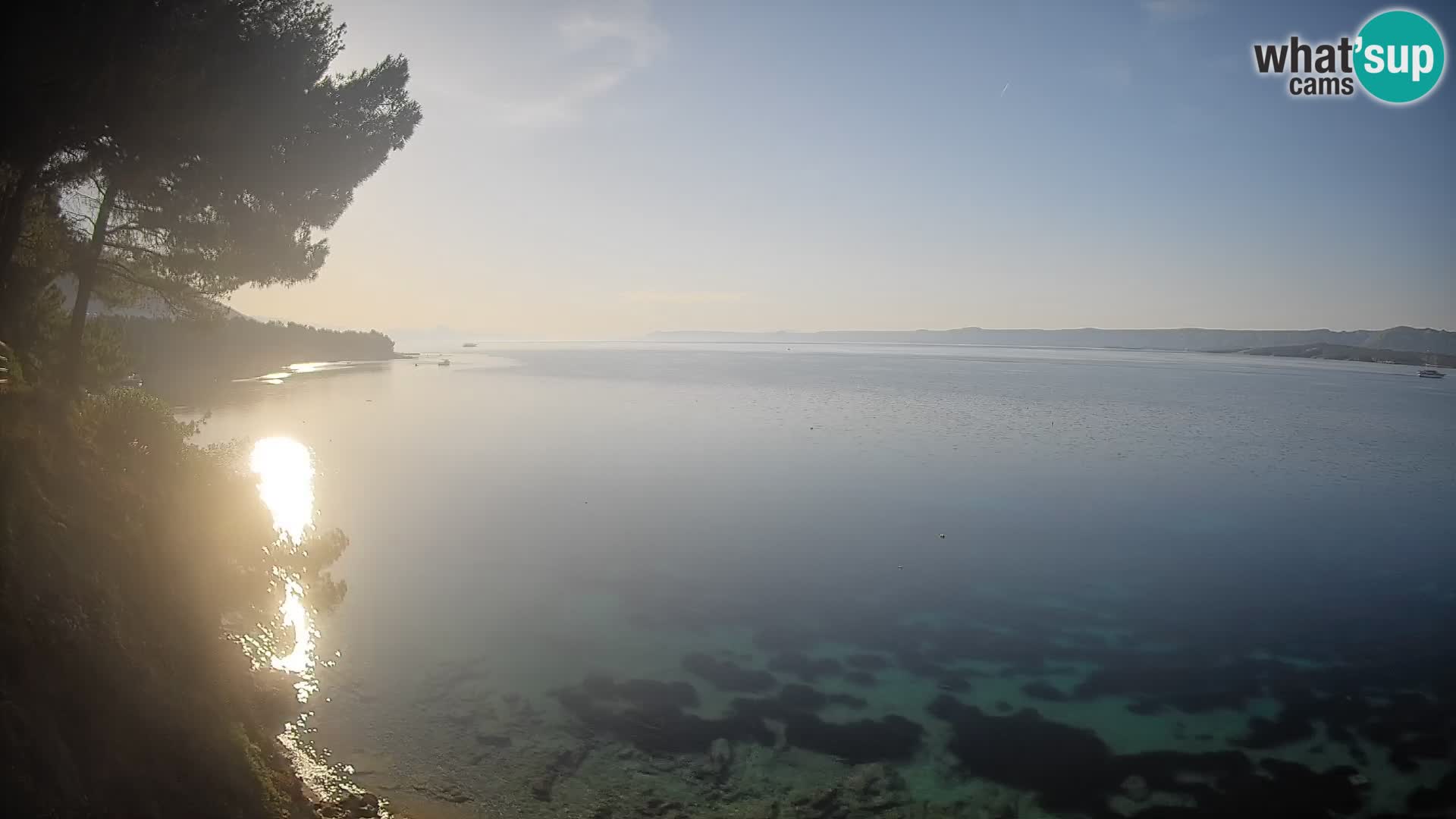 Webcam Strand Potočine Bol – Liveblick auf Borak Beach, Insel Brač