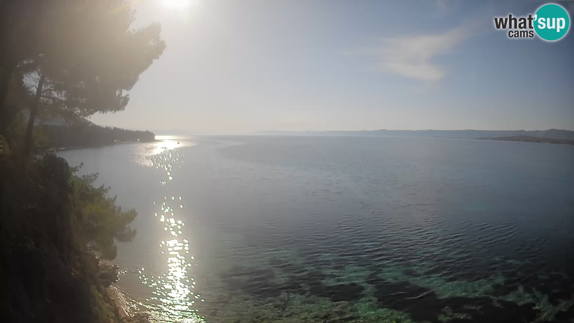 Webcam plage Potočine Bol – Vue en direct sur Borak Beach, île de Brač