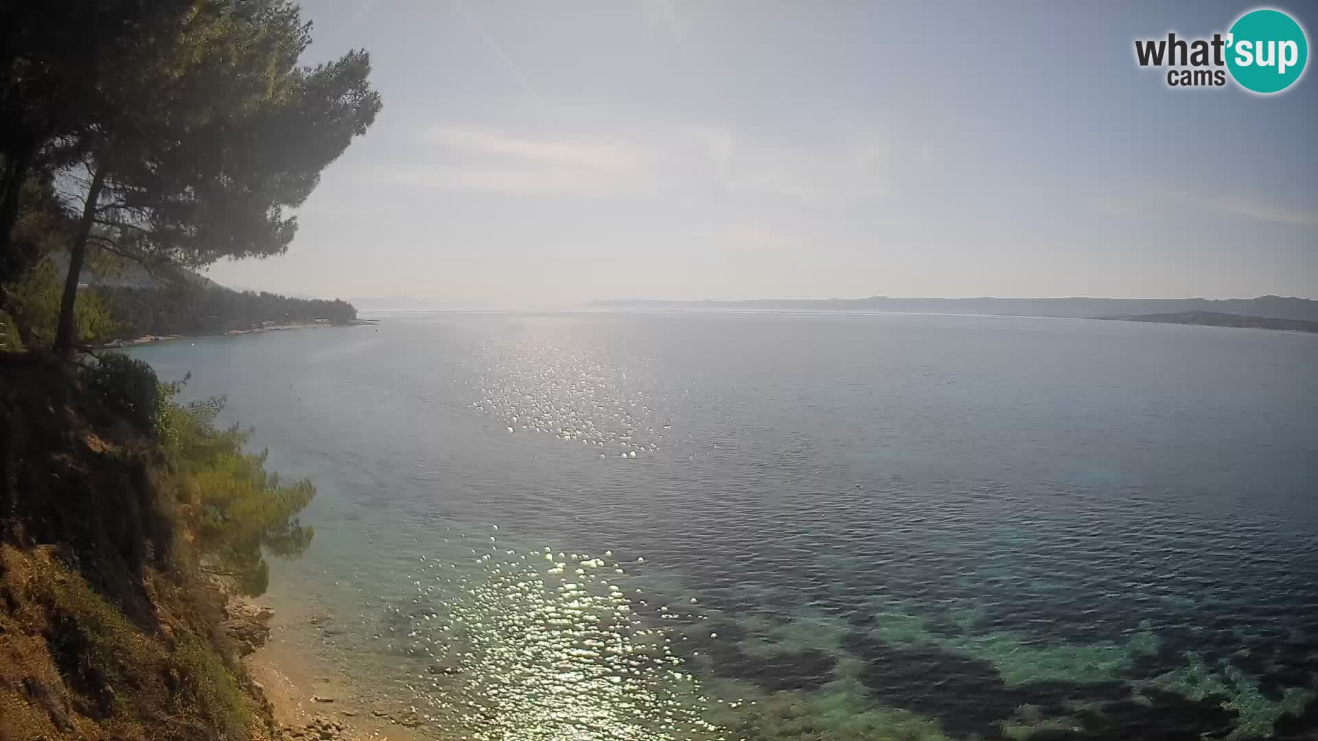 Webcam Strand Potočine Bol – Liveblick auf Borak Beach, Insel Brač
