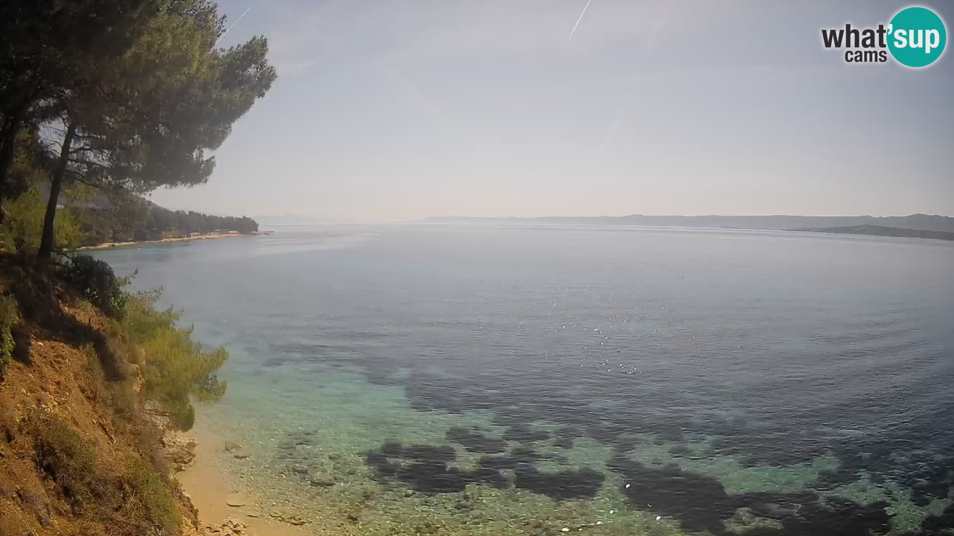 Webcam plage Potočine Bol – Vue en direct sur Borak Beach, île de Brač