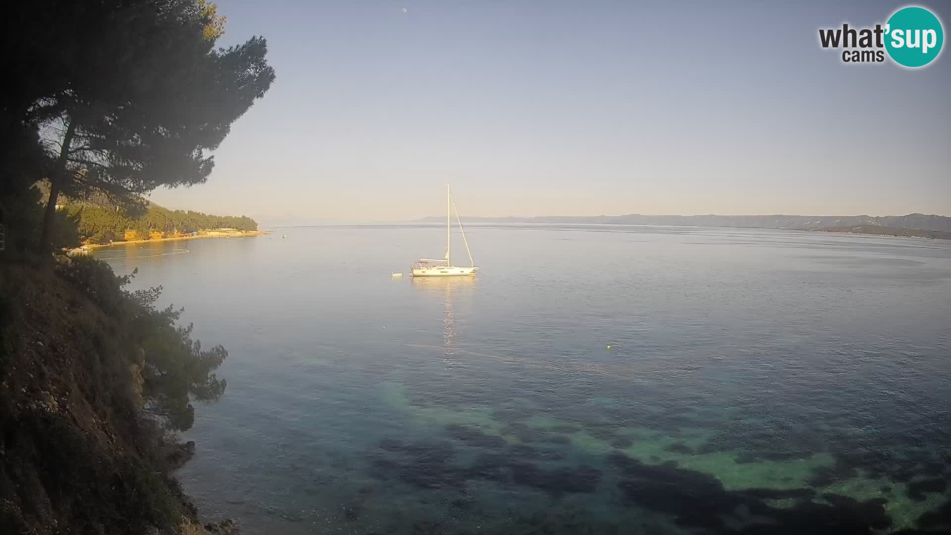 Webcam Potočine Beach Bol – Live View of Borak Beach, Brač Island