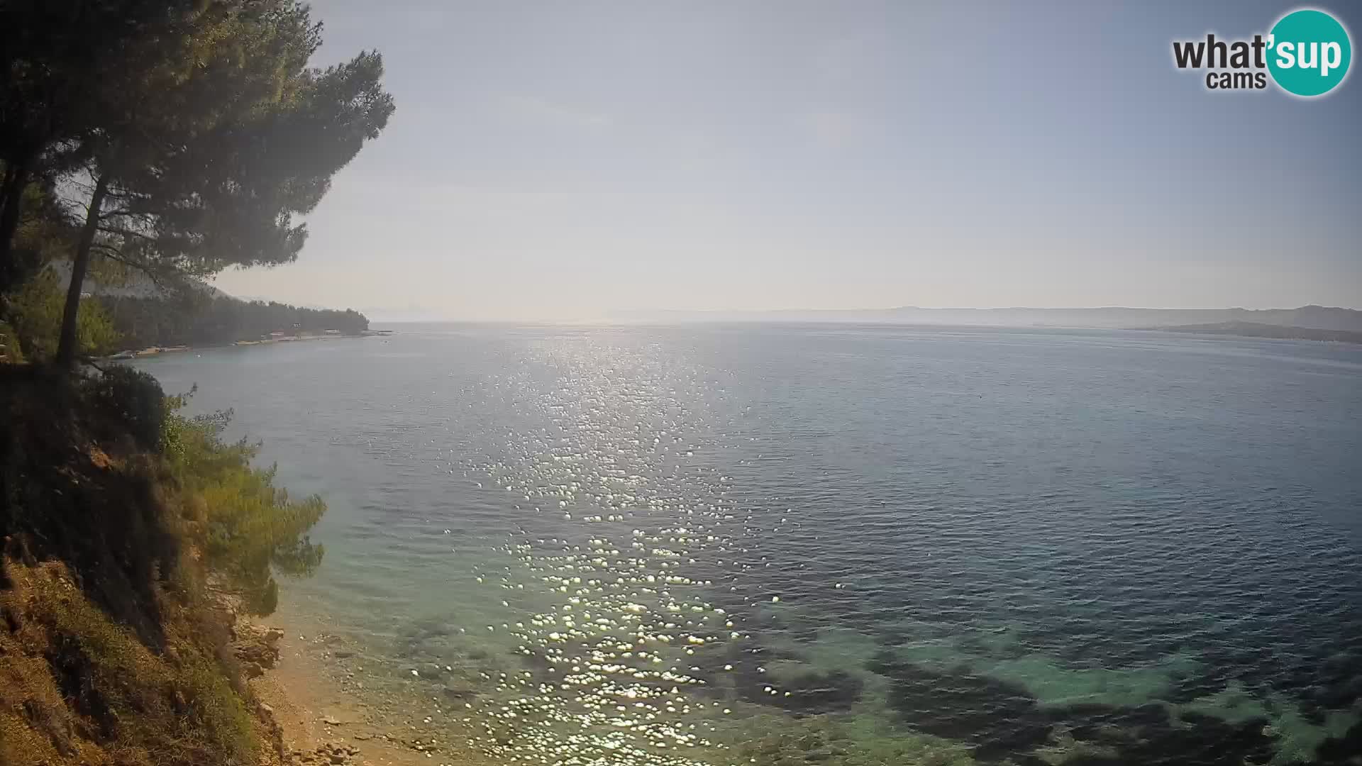 Webcam Potočine Beach Bol – Live View of Borak Beach, Brač Island