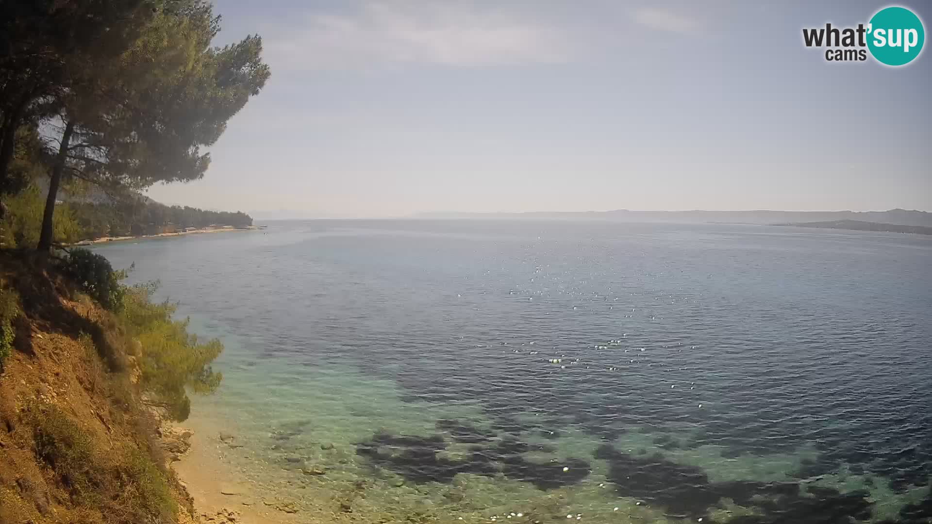 Webcam Strand Potočine Bol – Liveblick auf Borak Beach, Insel Brač