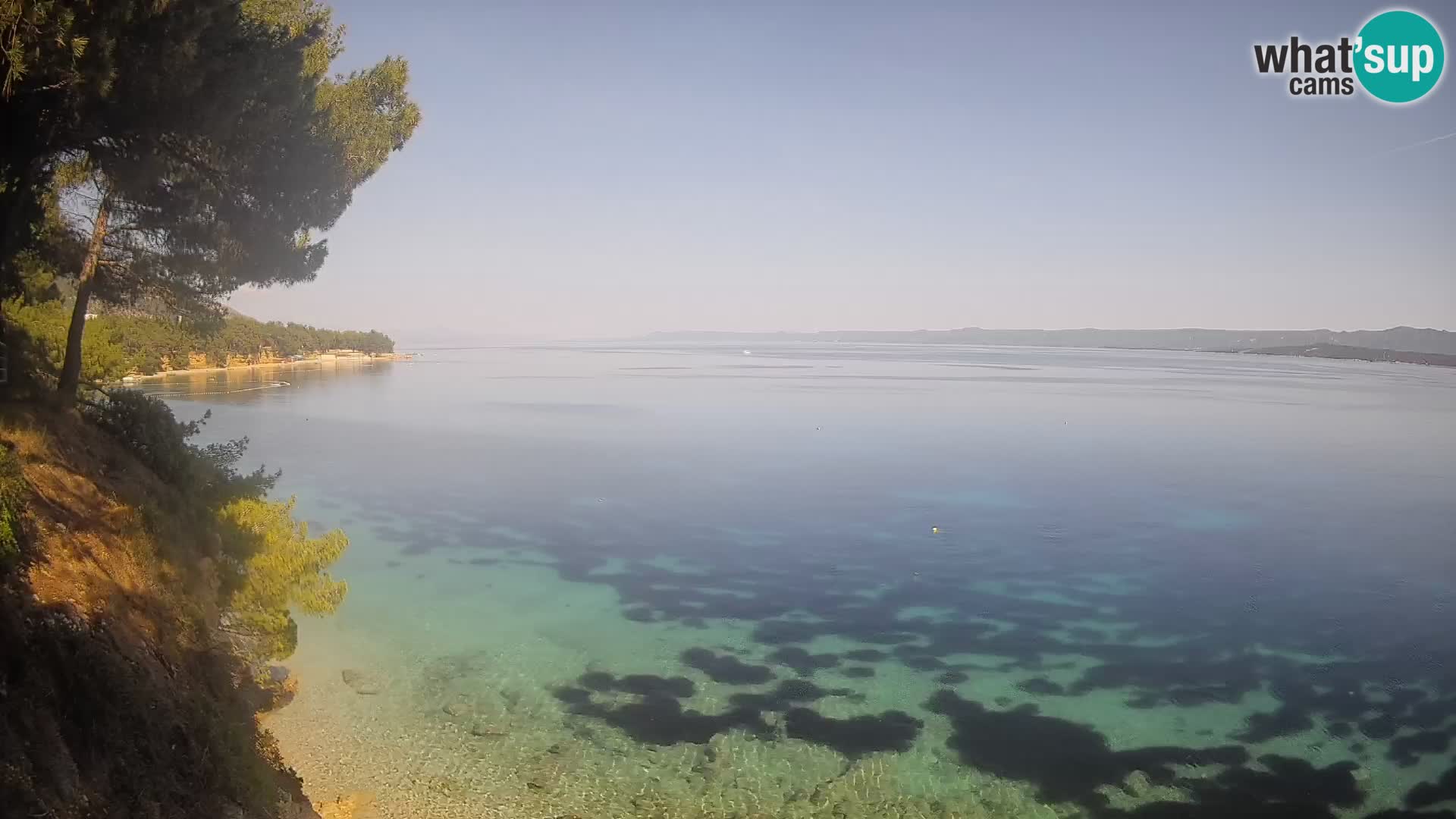 Webcam Potočine Beach Bol – Live View of Borak Beach, Brač Island
