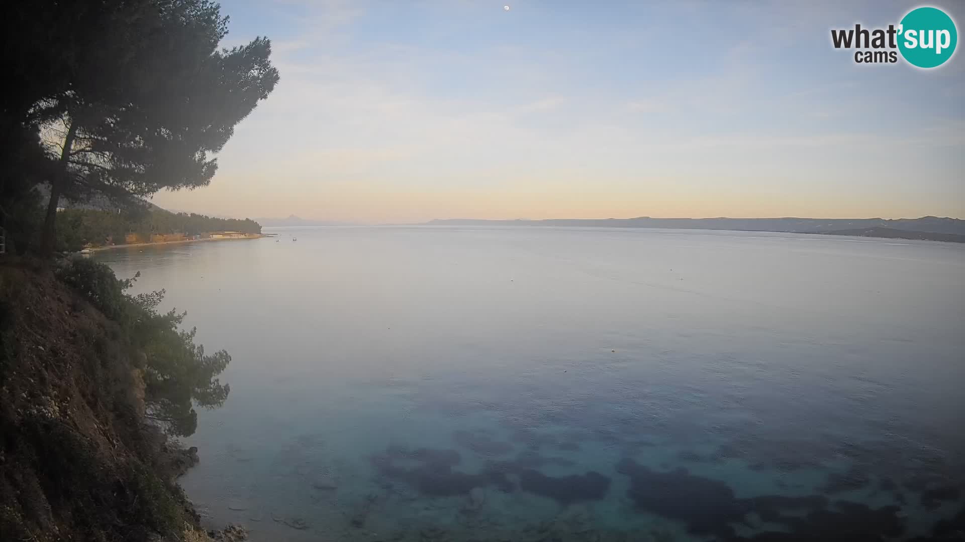 Webcam plage Potočine Bol – Vue en direct sur Borak Beach, île de Brač