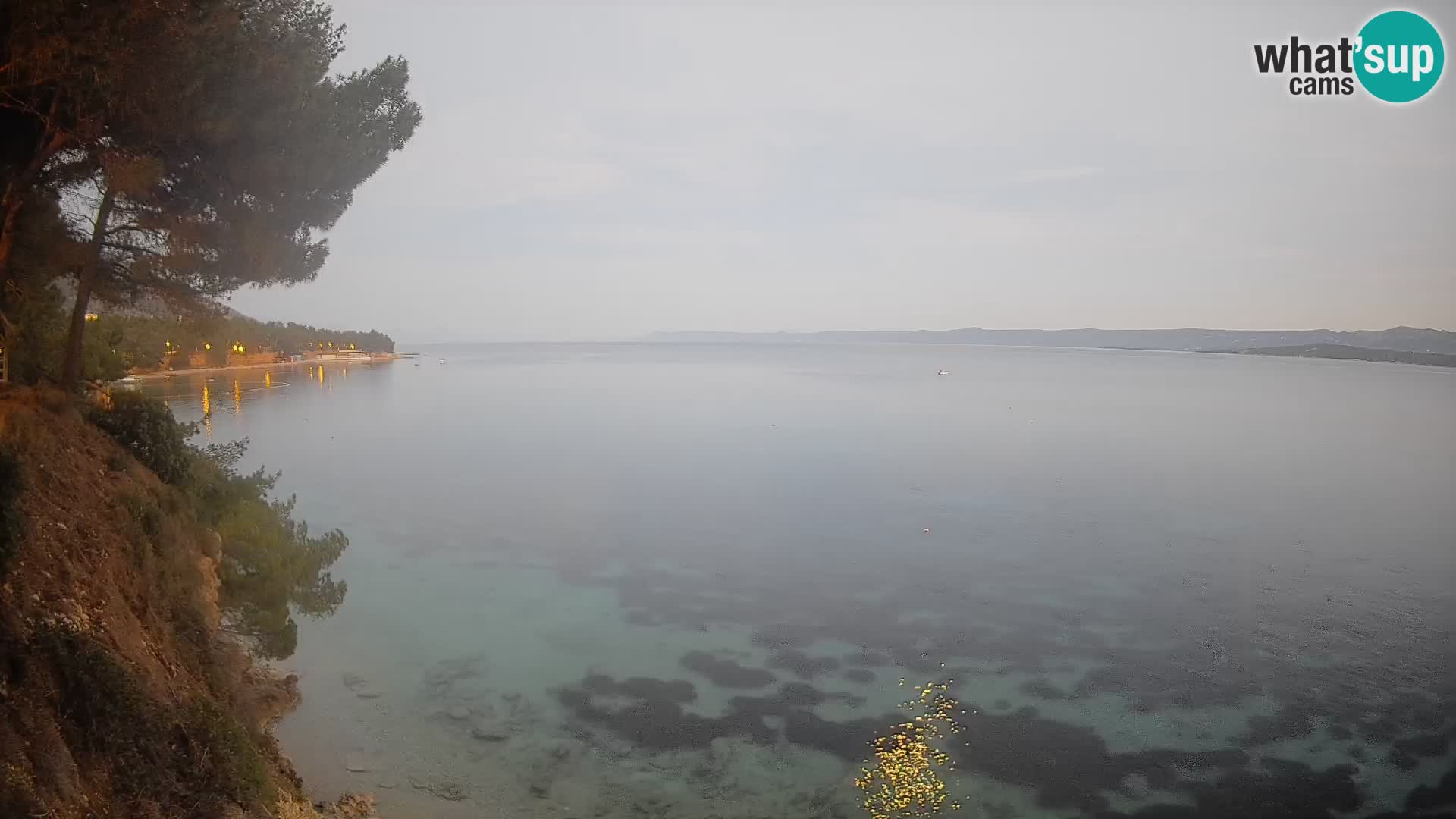 Webcam Playa Potočine Bol – Vista en vivo de Borak Beach, Isla de Brač