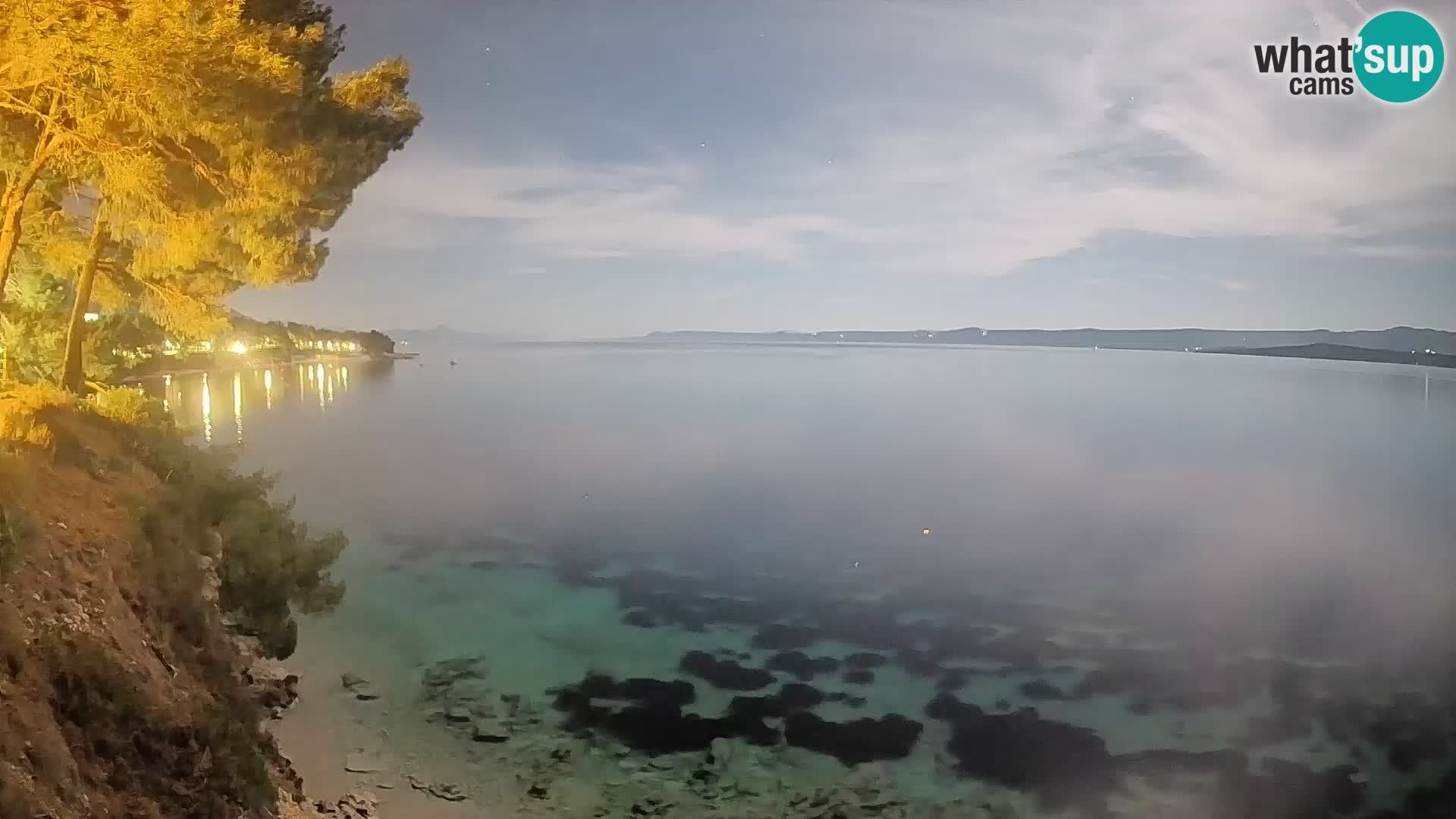Webcam Playa Potočine Bol – Vista en vivo de Borak Beach, Isla de Brač