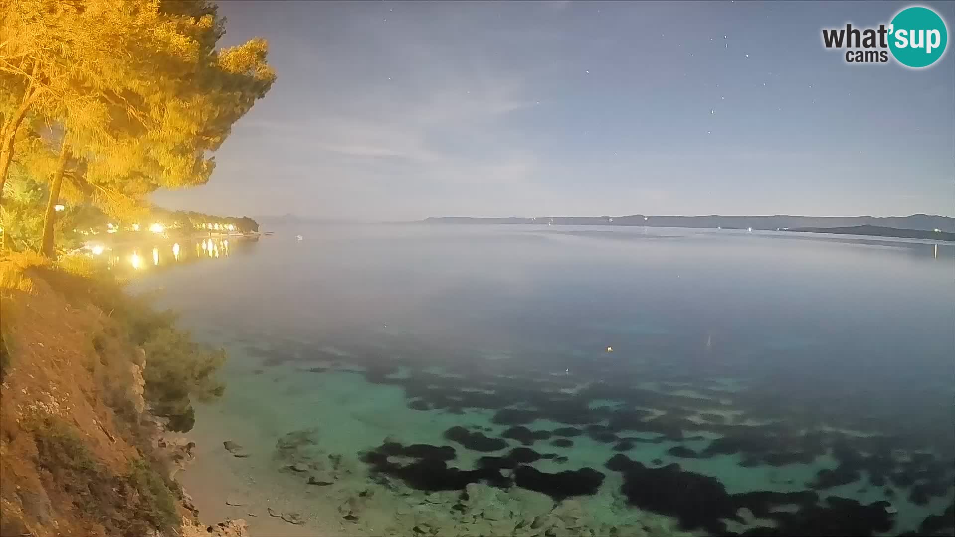 Webcam Strand Potočine Bol – Liveblick auf Borak Beach, Insel Brač