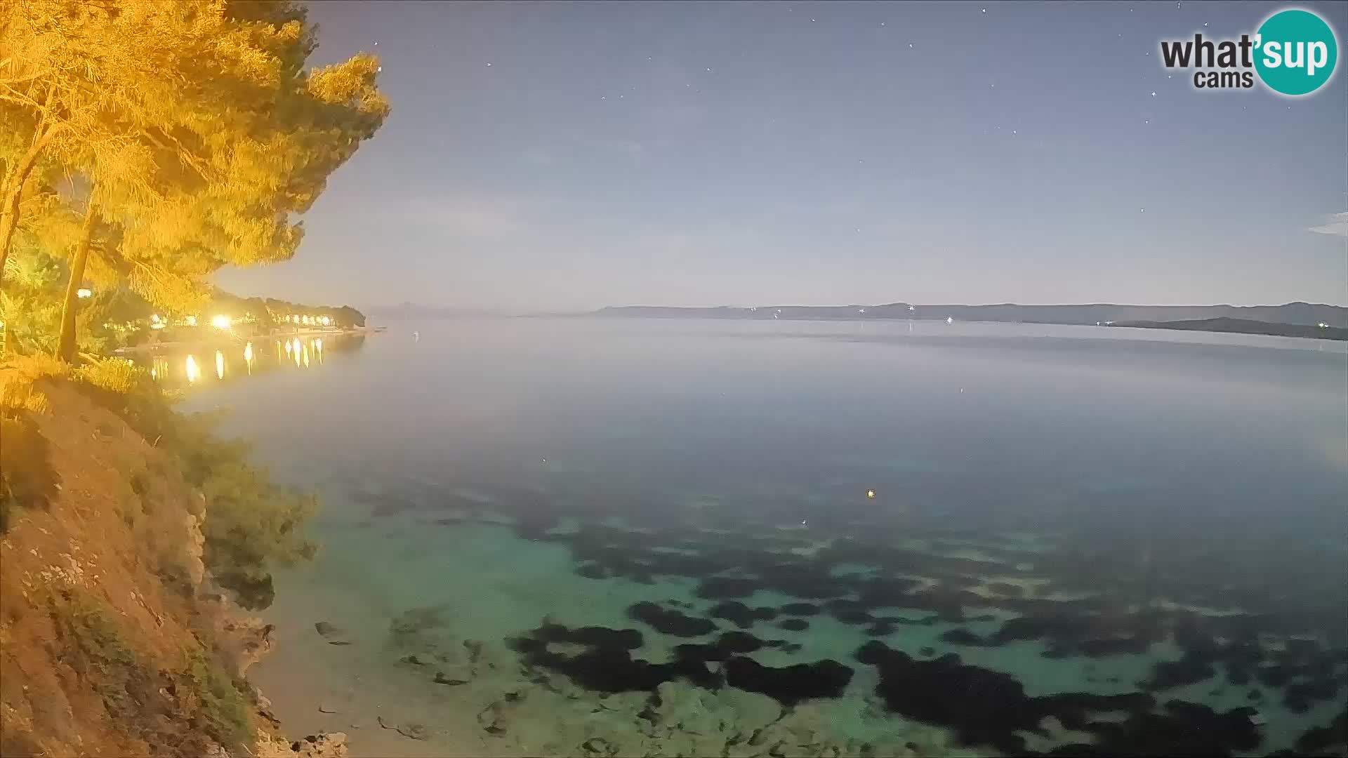 Webcam Strand Potočine Bol – Liveblick auf Borak Beach, Insel Brač