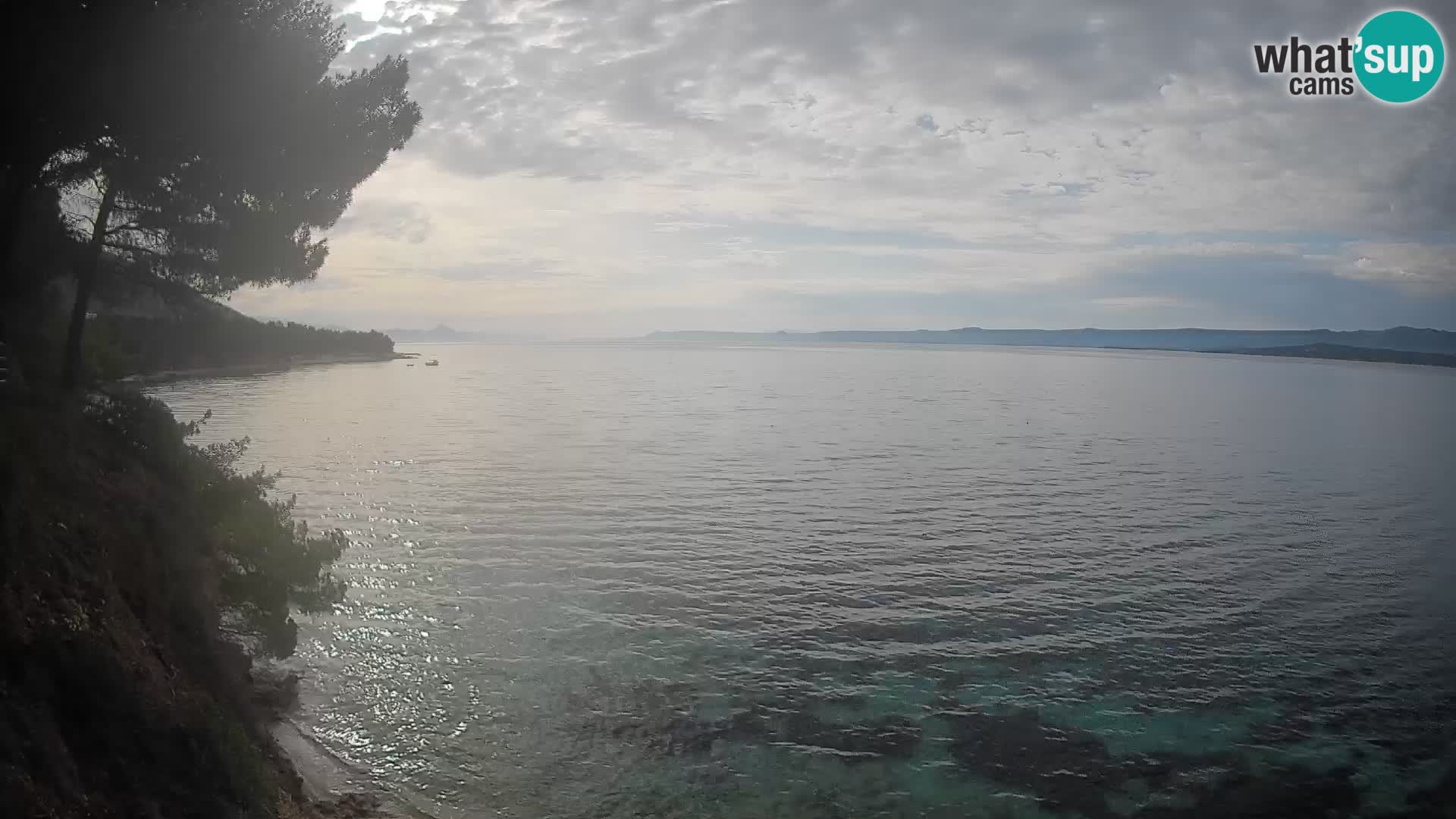 Webcam Playa Potočine Bol – Vista en vivo de Borak Beach, Isla de Brač