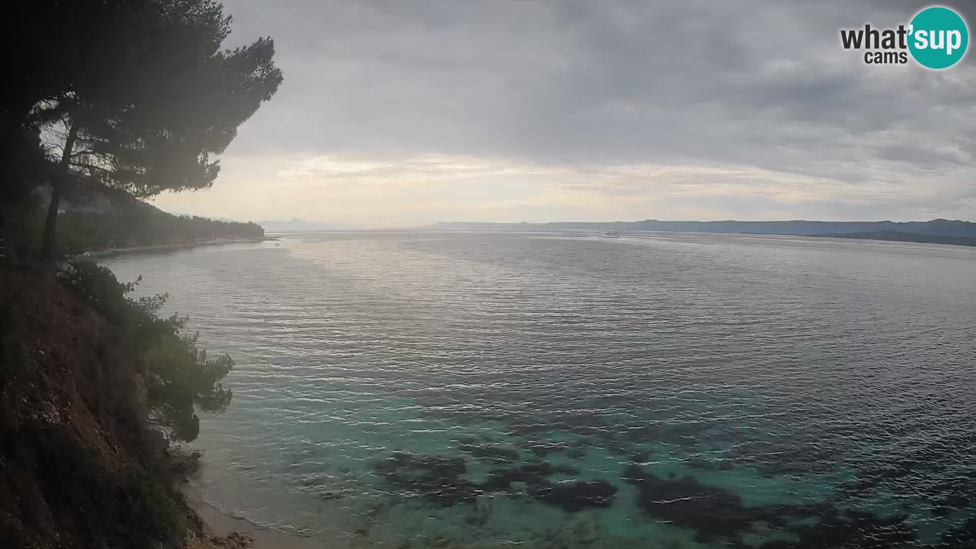 Webcam Potočine Beach Bol – Live View of Borak Beach, Brač Island