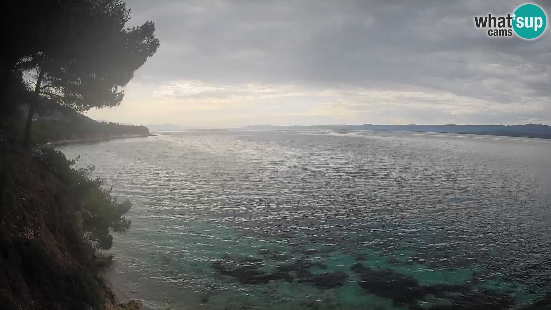Webcam Strand Potočine Bol – Liveblick auf Borak Beach, Insel Brač