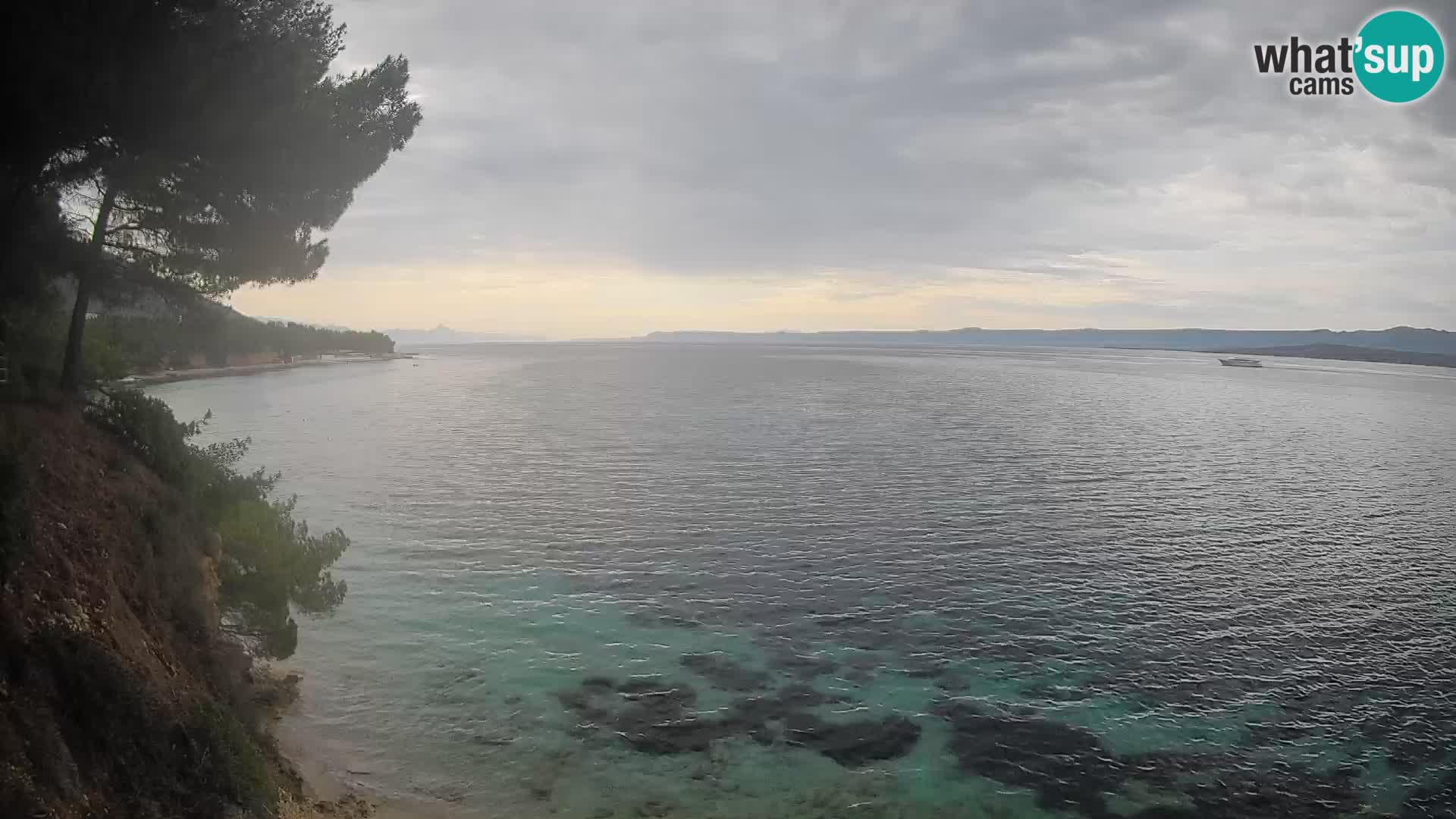 Webcam Potočine Beach Bol – Live View of Borak Beach, Brač Island
