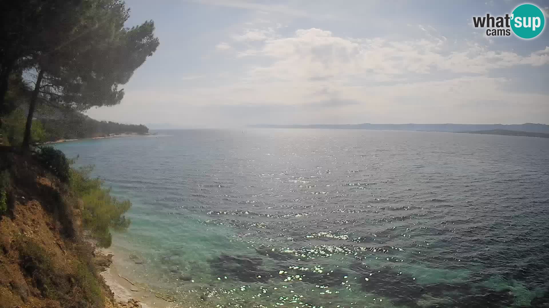 Webcam Potočine Beach Bol – Live View of Borak Beach, Brač Island