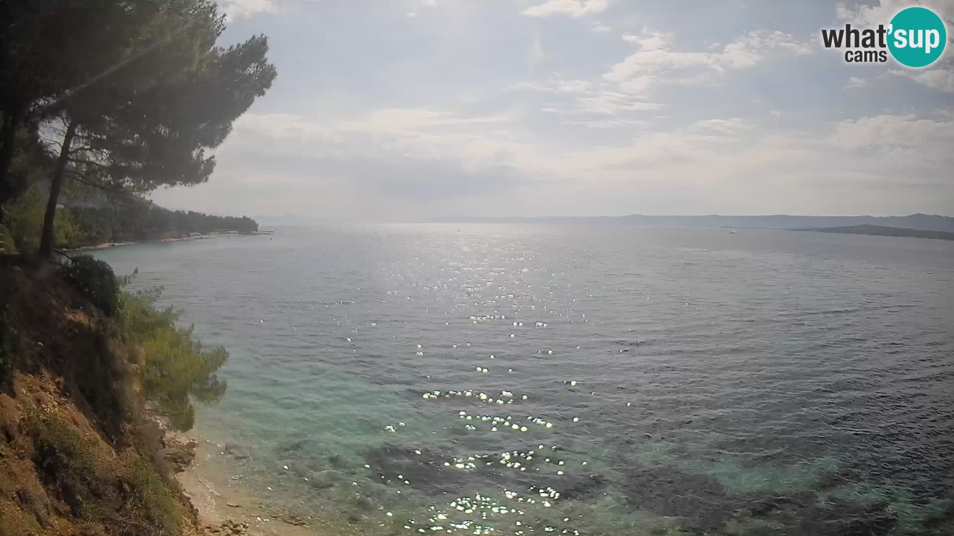 Webcam Playa Potočine Bol – Vista en vivo de Borak Beach, Isla de Brač