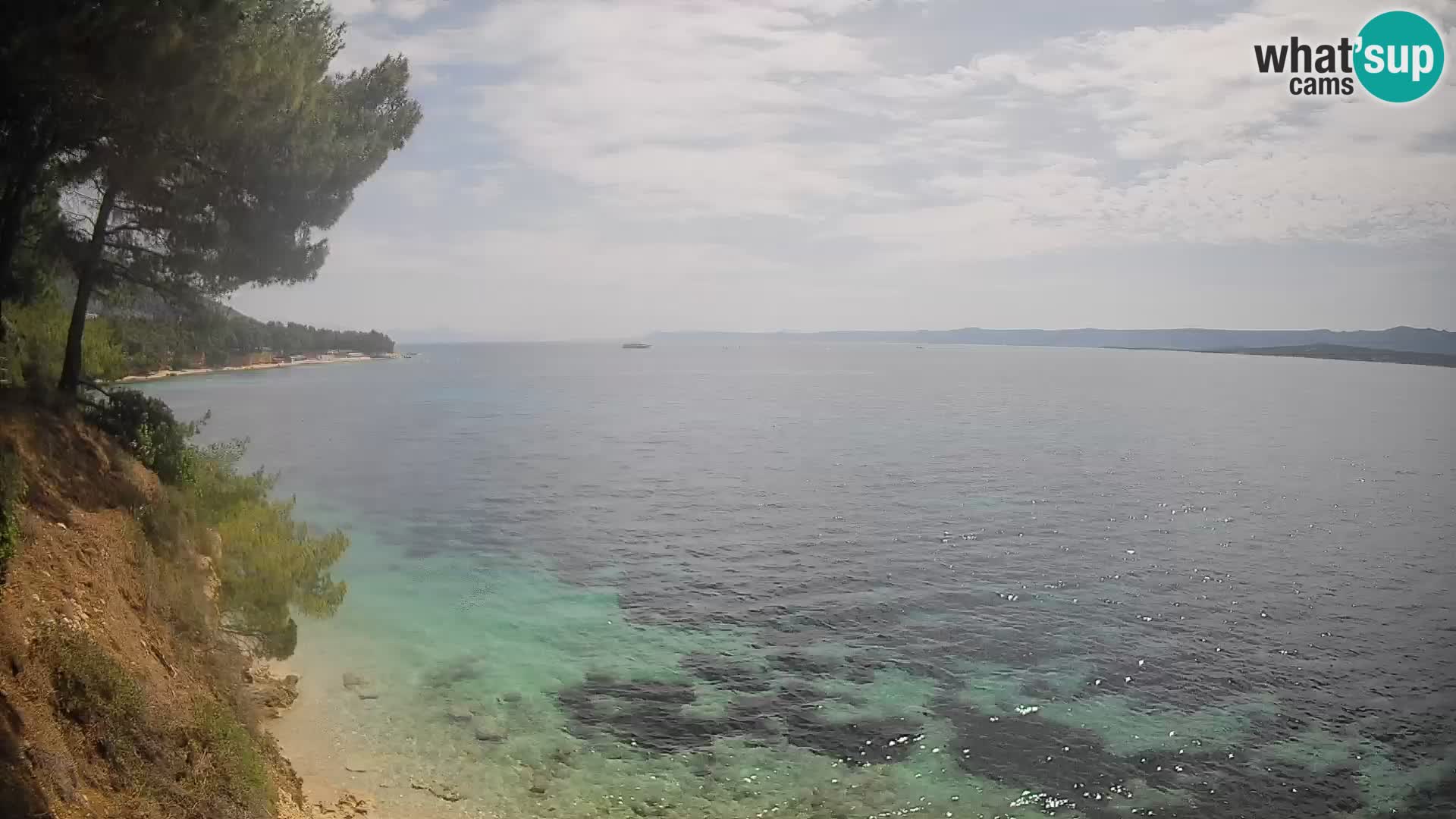 Webcam Strand Potočine Bol – Liveblick auf Borak Beach, Insel Brač