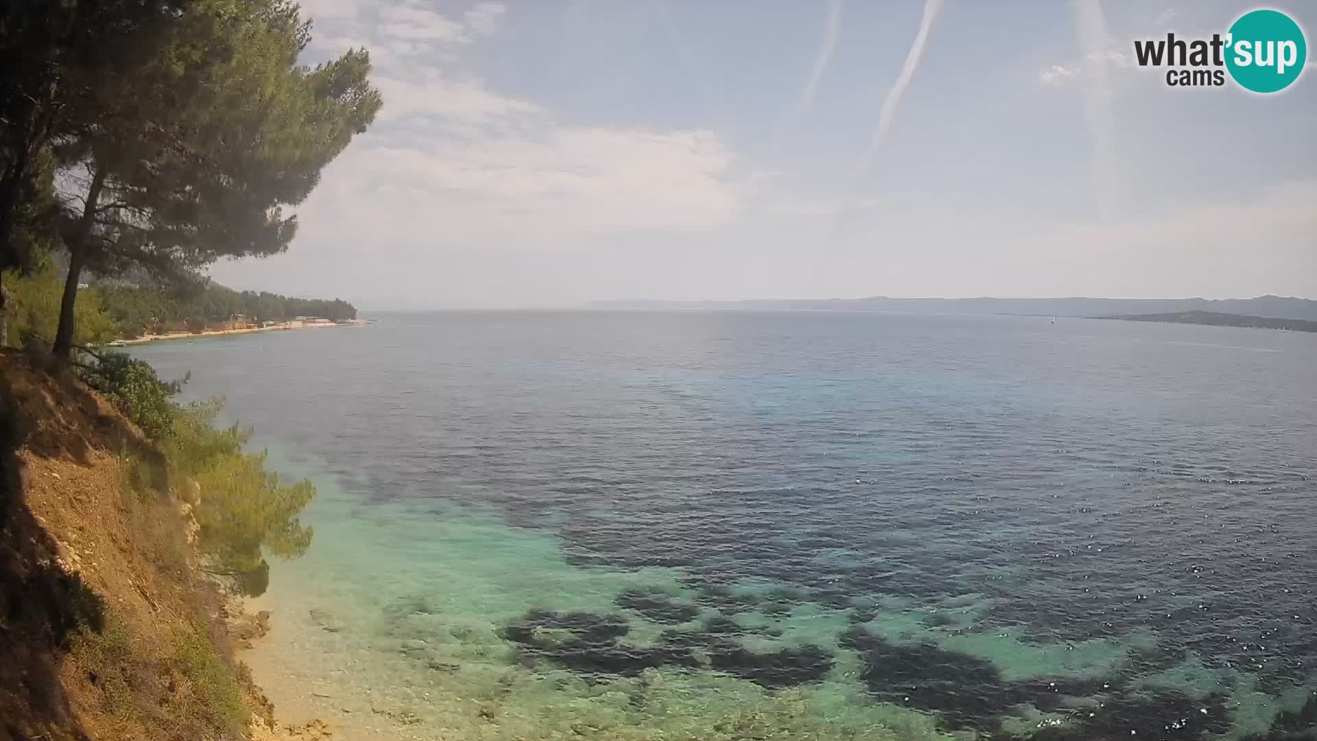 Webcam Potočine Beach Bol – Live View of Borak Beach, Brač Island