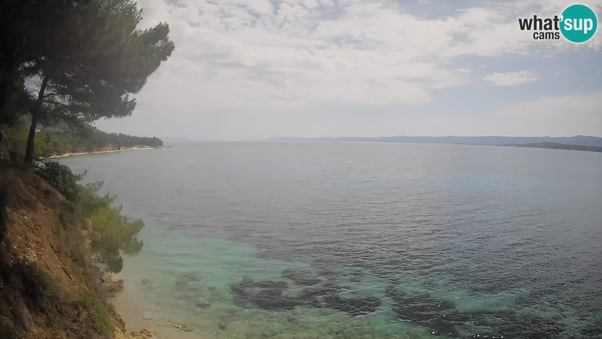 Webcam Strand Potočine Bol – Liveblick auf Borak Beach, Insel Brač