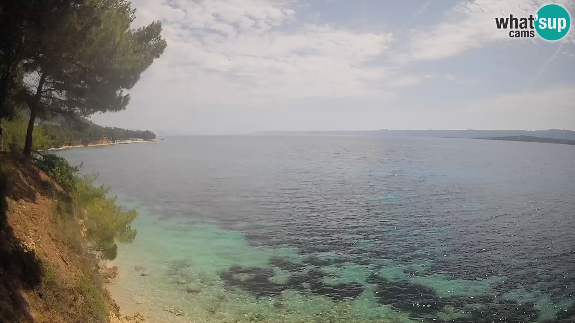 Webcam Potočine Beach Bol – Live View of Borak Beach, Brač Island