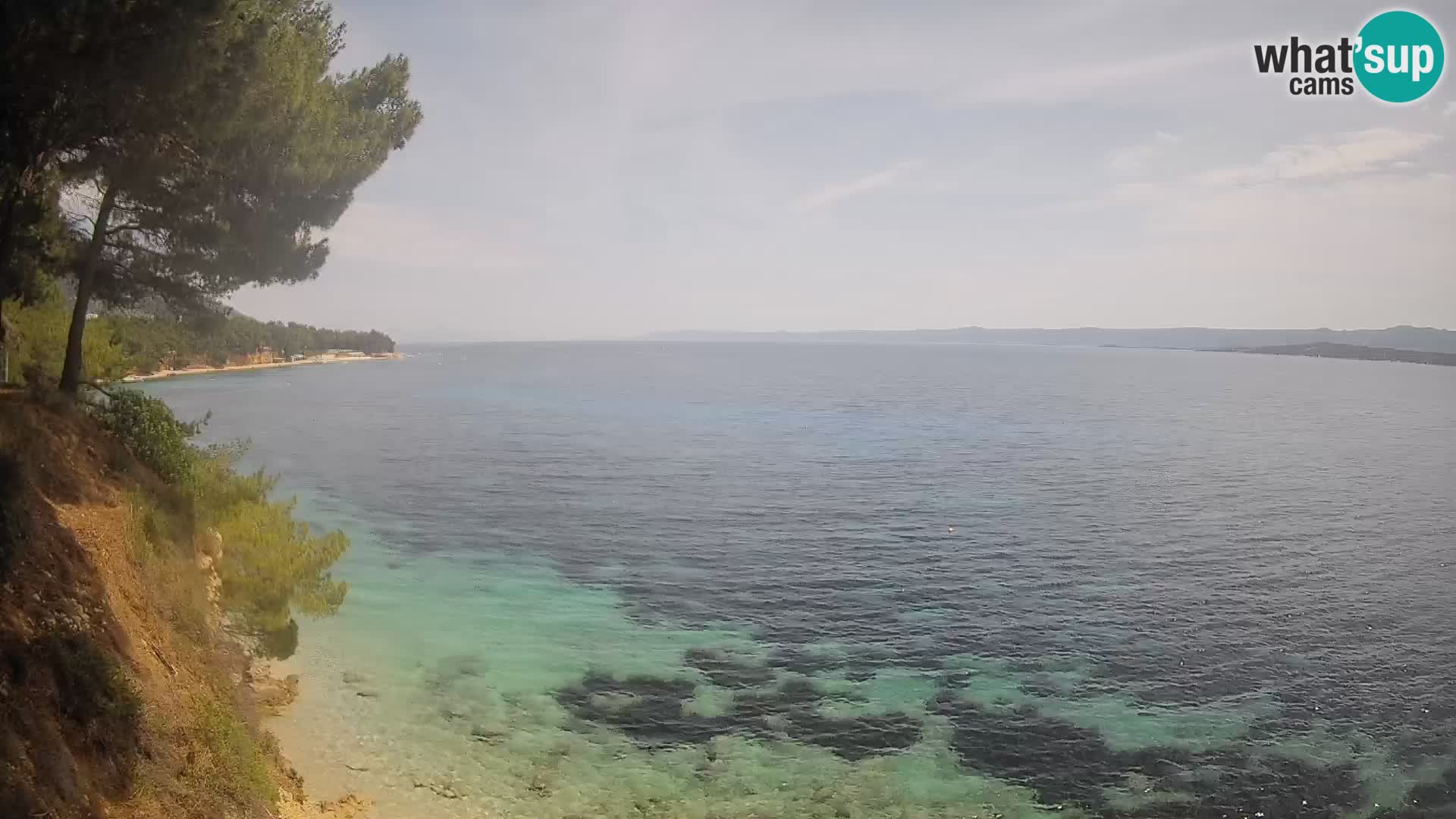 Webcam Potočine Beach Bol – Live View of Borak Beach, Brač Island