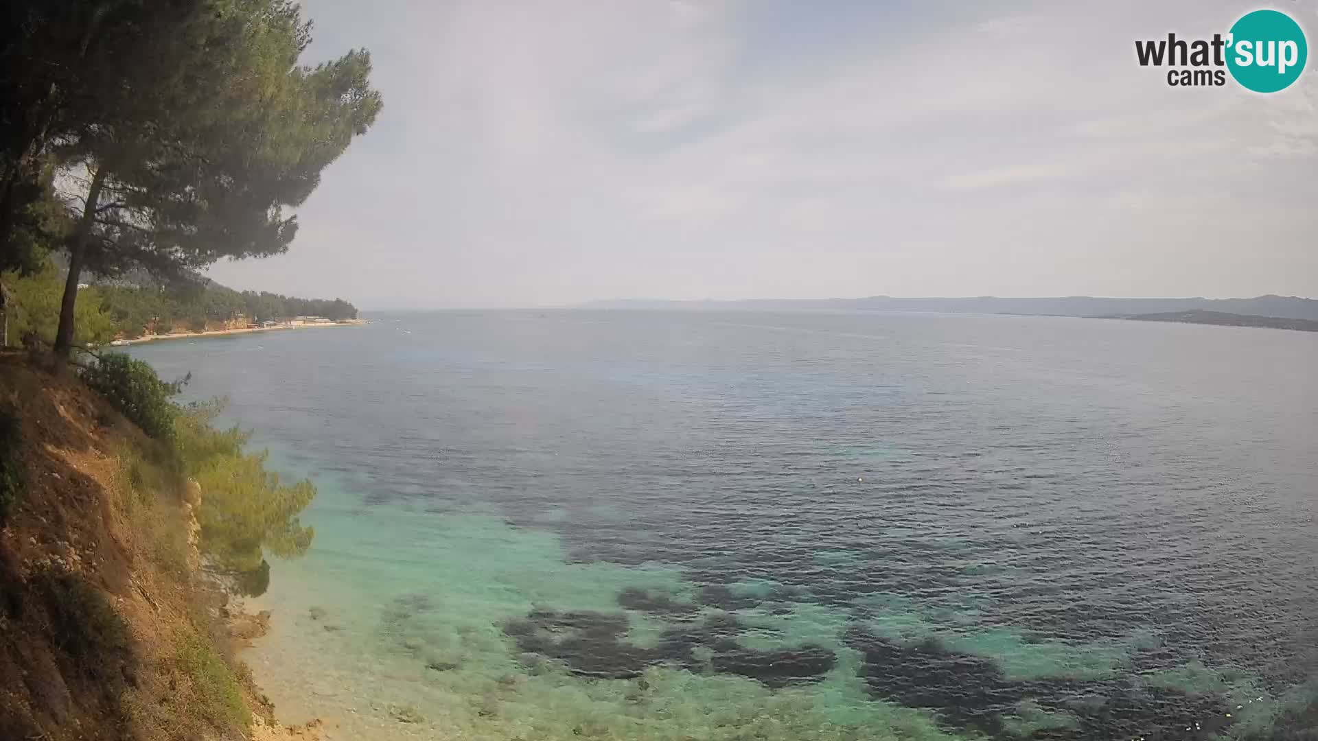 Webcam Strand Potočine Bol – Liveblick auf Borak Beach, Insel Brač
