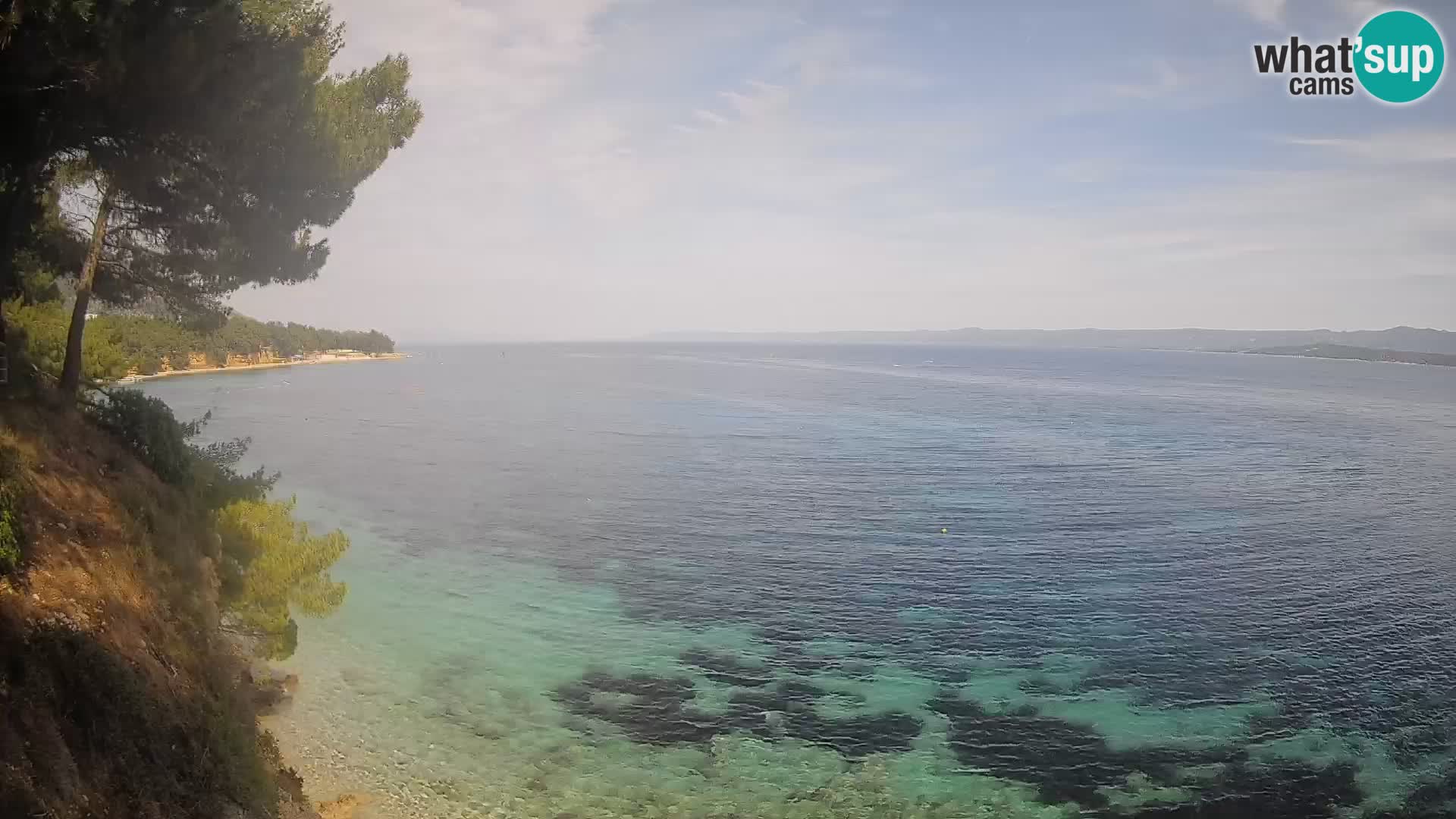 Webcam Potočine Beach Bol – Live View of Borak Beach, Brač Island