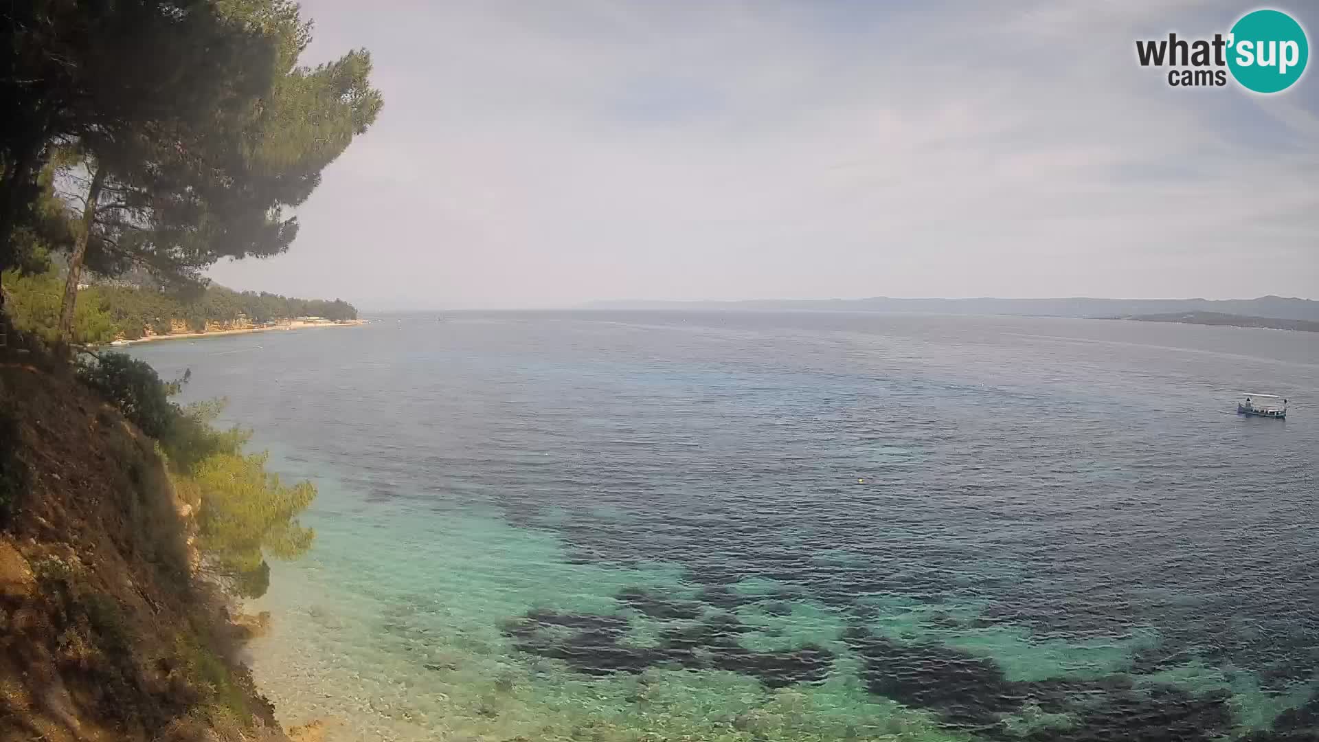 Webcam Potočine Beach Bol – Live View of Borak Beach, Brač Island