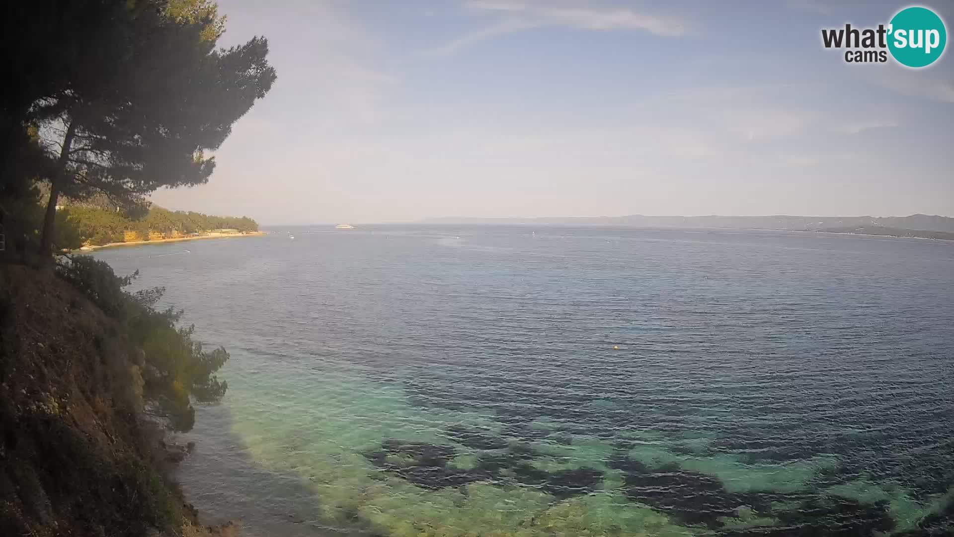 Webcam Potočine Beach Bol – Live View of Borak Beach, Brač Island
