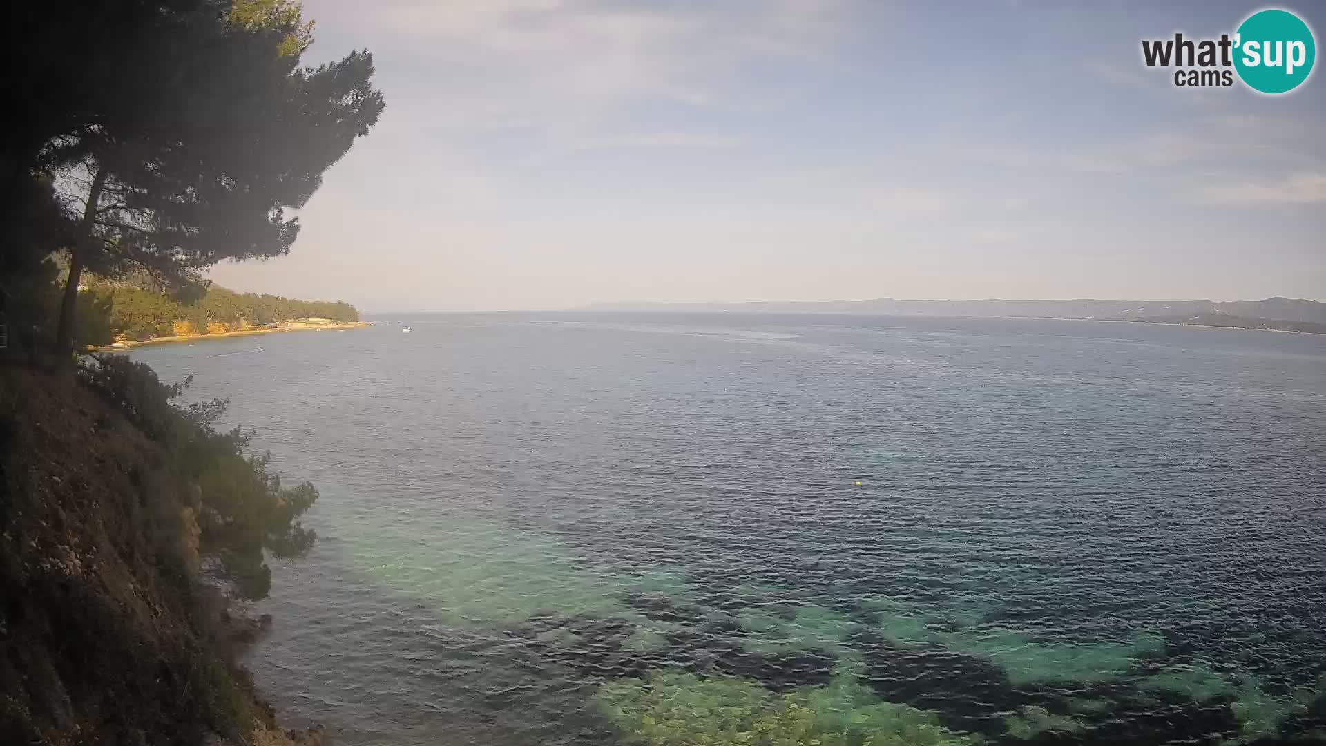 Webcam Potočine Beach Bol – Live View of Borak Beach, Brač Island