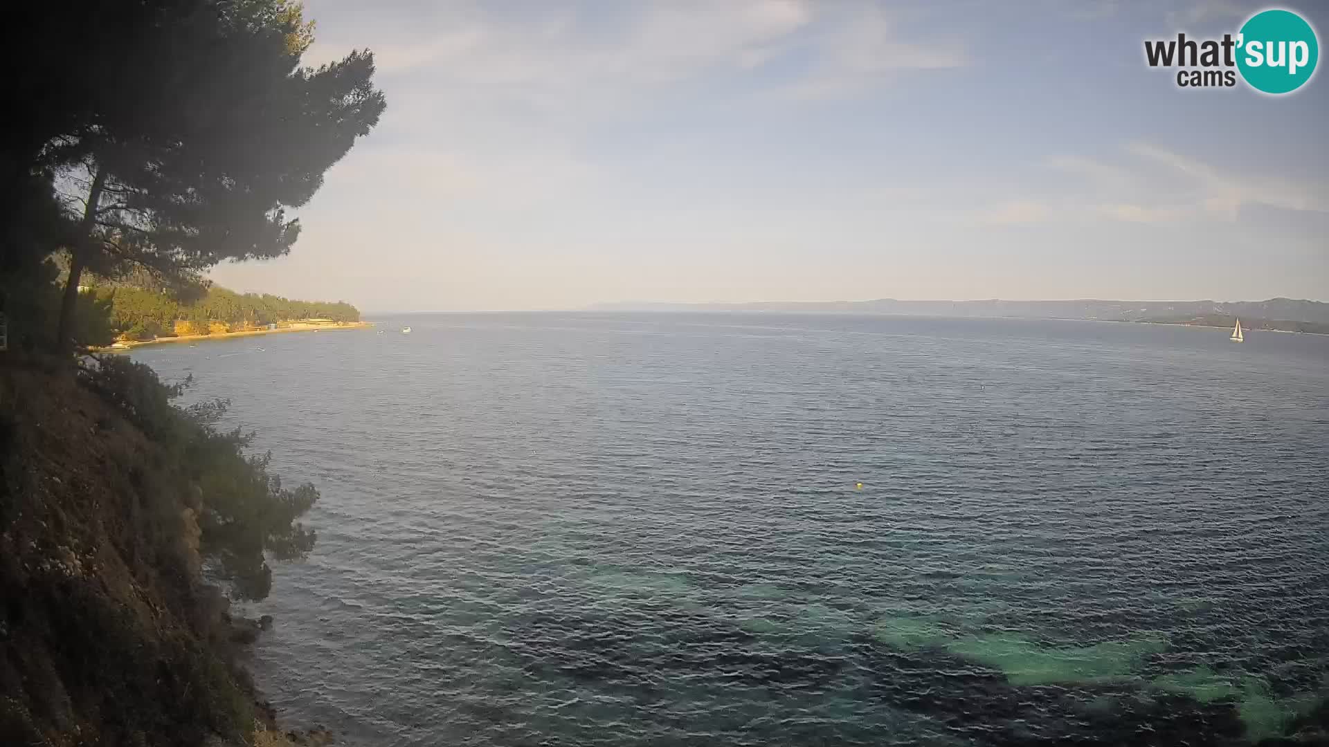 Webcam Playa Potočine Bol – Vista en vivo de Borak Beach, Isla de Brač