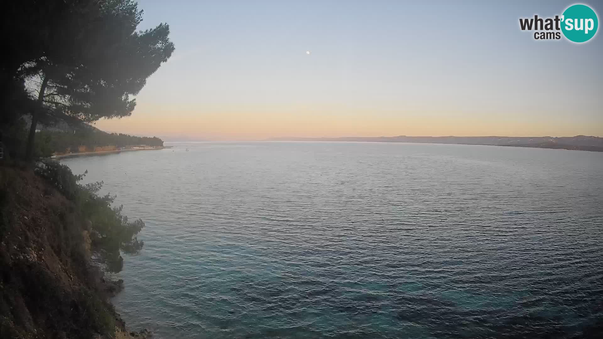 Webcam Potočine Beach Bol – Live View of Borak Beach, Brač Island